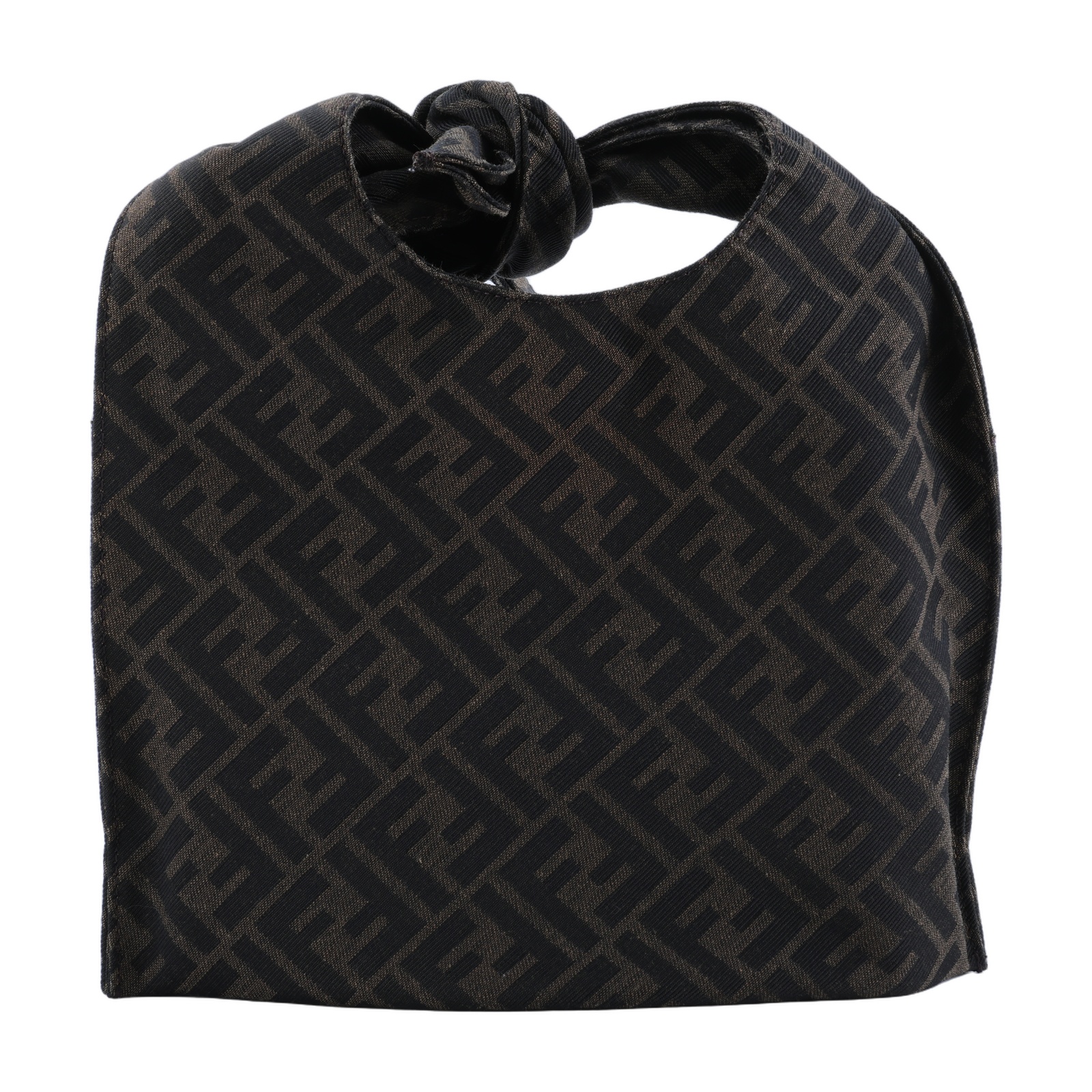 芬迪 FENDI FF Zucca 手提包 肩背包 7VA627ARCO 棕FF帆布肩背包 防塵袋/購買證明