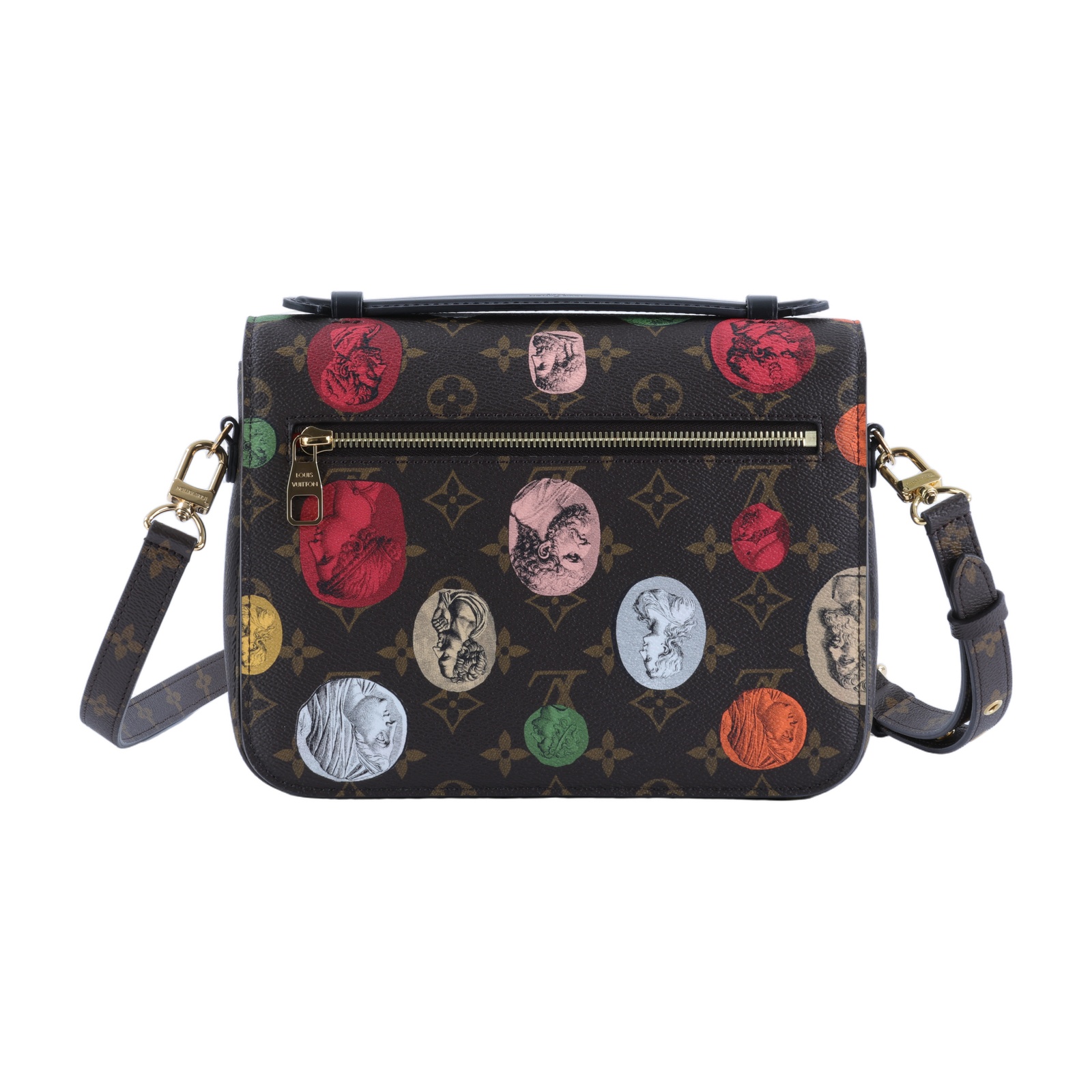 路易威登 LOUIS VUITTON Pochette Metis MM 郵差包 肩背包 斜背包 Cameo M59257 晶片款  防塵袋/背帶