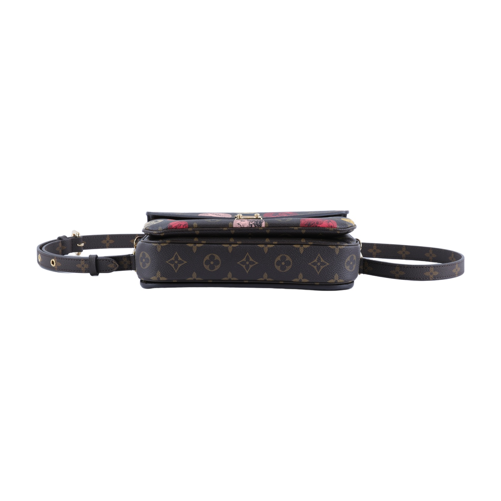路易威登 LOUIS VUITTON Pochette Metis MM 郵差包 肩背包 斜背包 Cameo M59257 晶片款  防塵袋/背帶