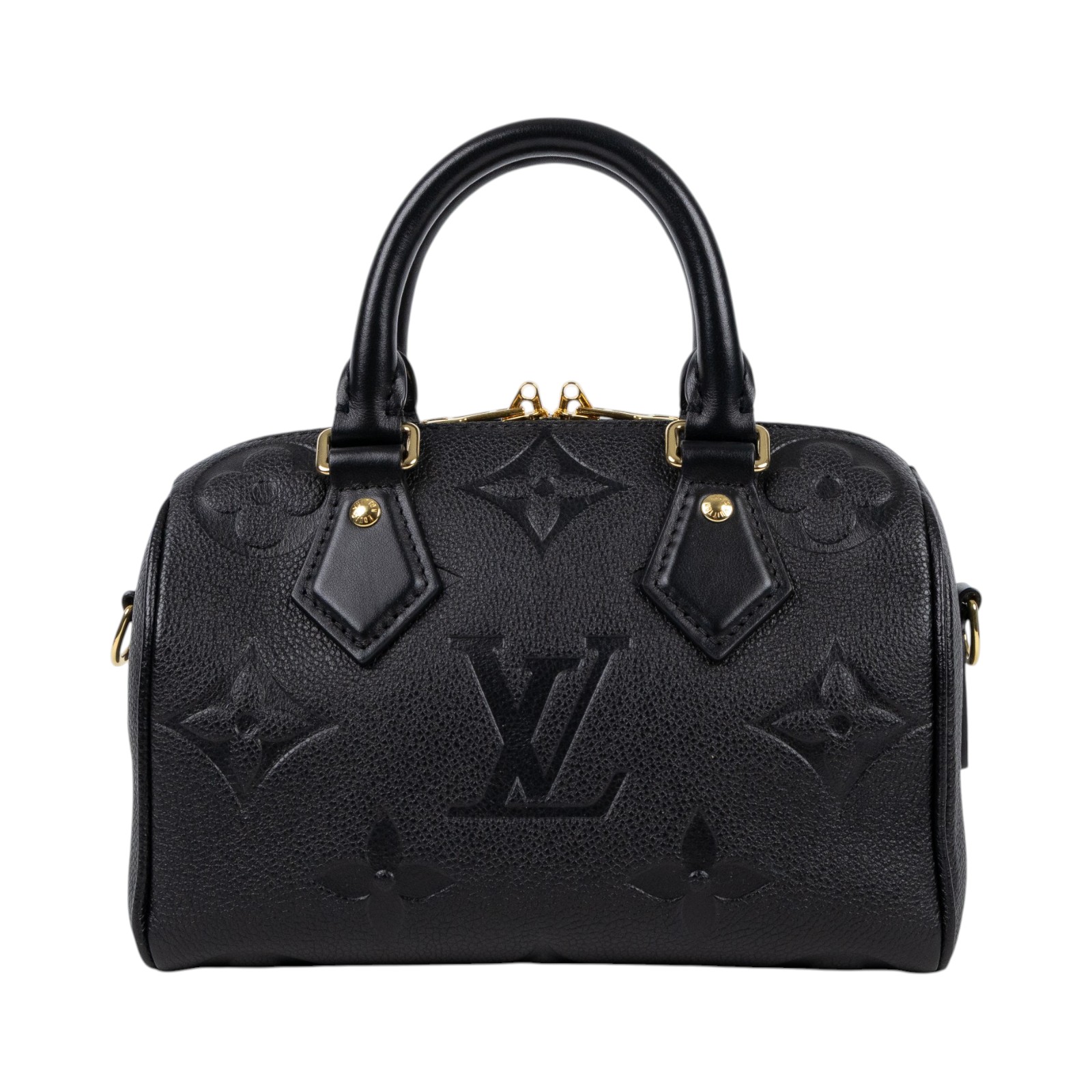 路易威登 LOUIS VUITTON Speedy Bandoulière  20 Noir 手提 斜背 波士頓包 M58953 晶片款  原廠盒子/防塵袋/背帶/鎖組/更換購買證明