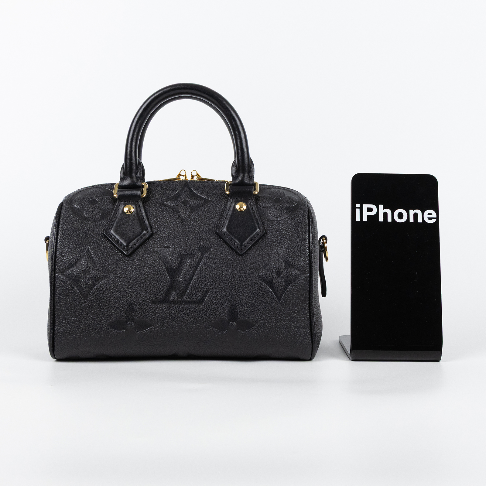 路易威登 LOUIS VUITTON Speedy Bandoulière  20 Noir 手提 斜背 波士頓包 M58953 晶片款  原廠盒子/防塵袋/背帶/鎖組/更換購買證明