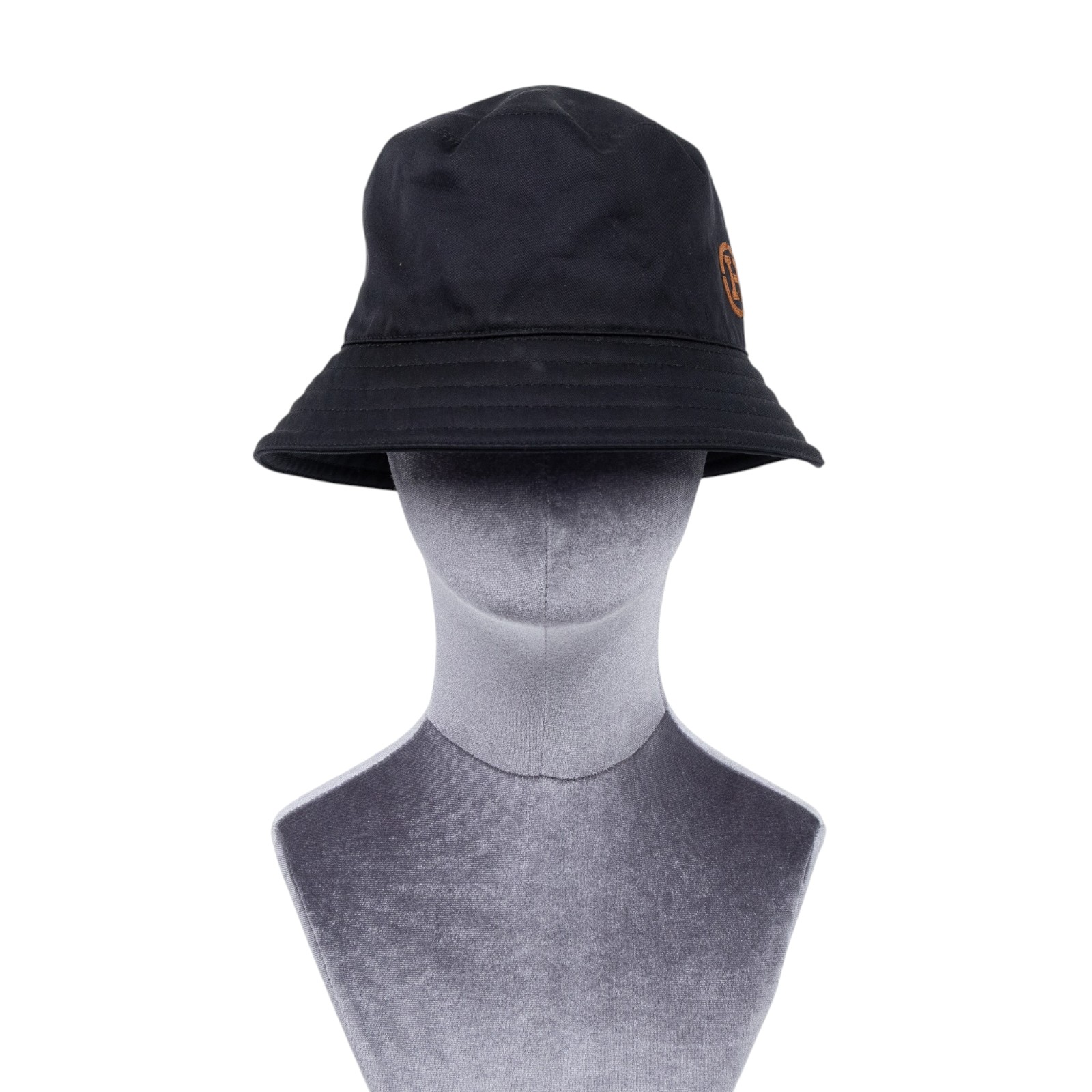 愛馬仕 Hermes Fred H Circle 漁夫帽 黑色 黑色小羊皮標誌 H231048Nv0257 H231048N  防塵袋/購買證明