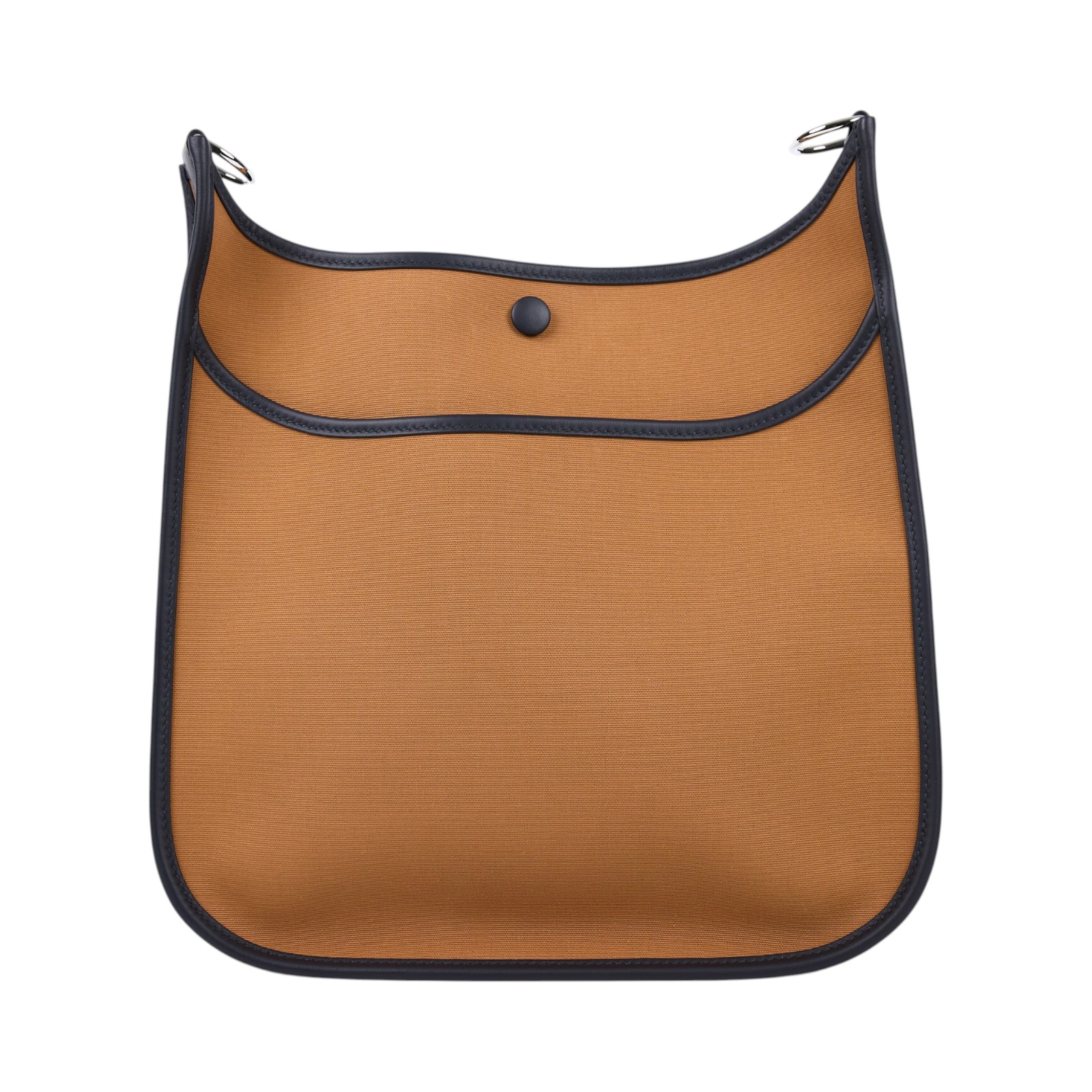 愛馬仕 Hermes Evelyne Bag 伊芙琳包 29 馬蹄型 EV29 W TS 009 AU W刻棕帆布EVELYNE 29 原廠盒子/防塵袋/背帶