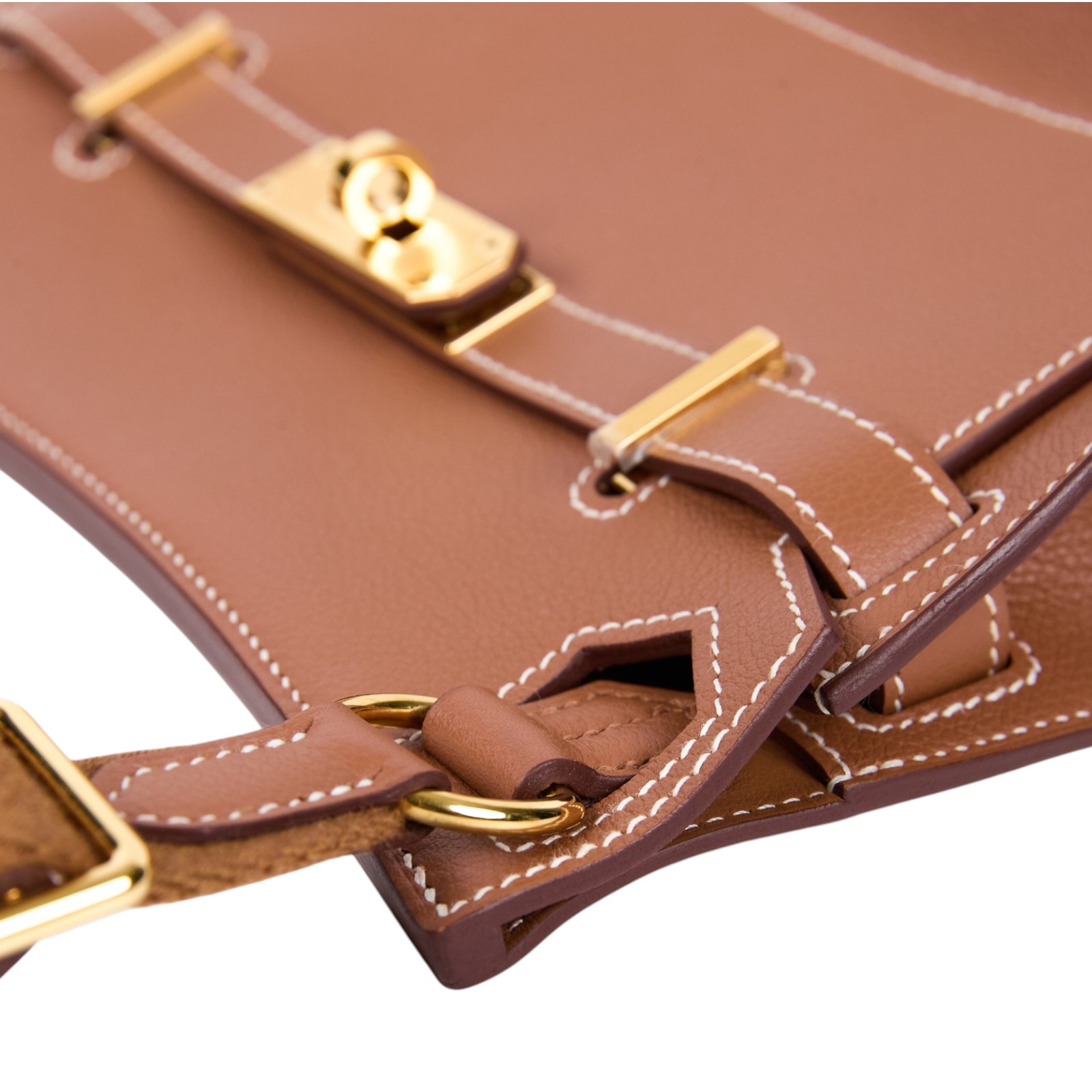 愛馬仕 Hermes Jypsiere 吉普賽包 Mini 金棕 金色五金 H084047CCAA /BNS097PP  防塵袋/購買證明/盒子