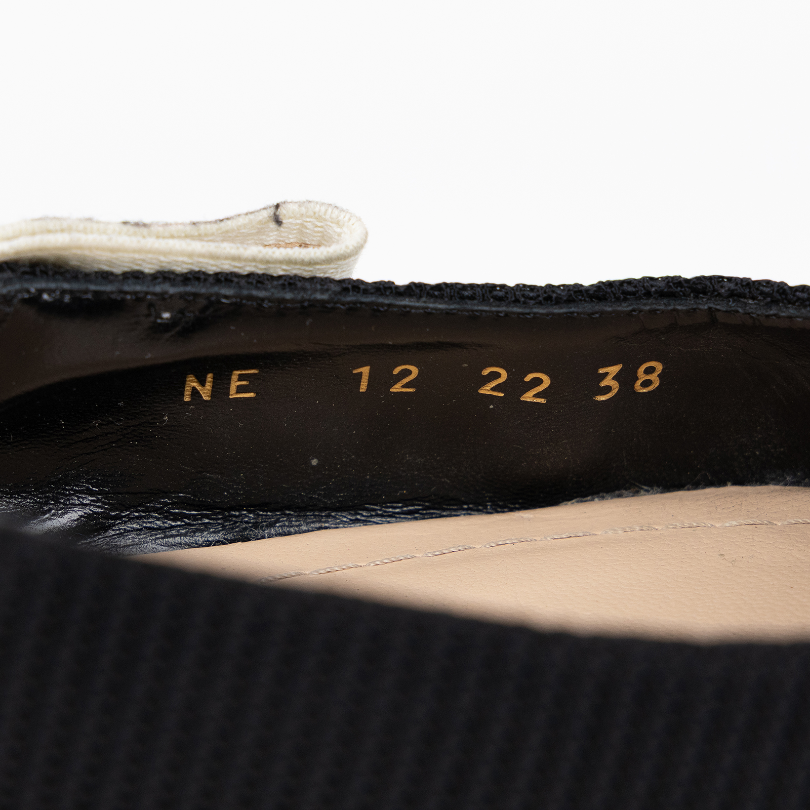 迪奧 CHRISTIAN DIOR JAdior 露跟平底鞋 KDF326NVA_38 黑露跟平底涼鞋 #38 無附屬品