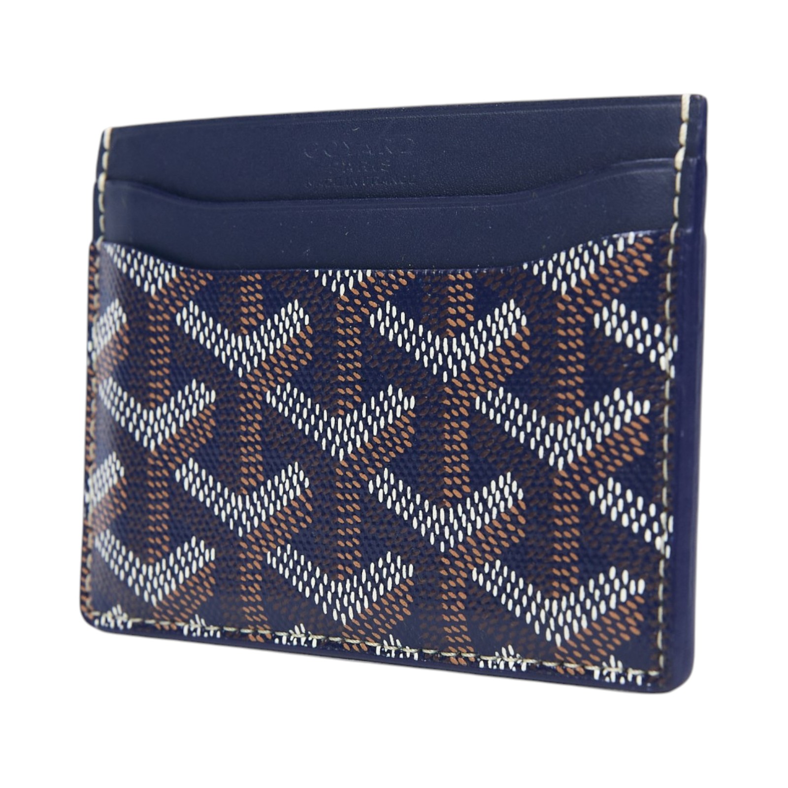高雅德 GOYARD Saint-Sulpice Card Wallet 卡夾 STSULPPMLTY 海軍藍SAINT-SULPICE卡夾 原廠盒子/購買證明