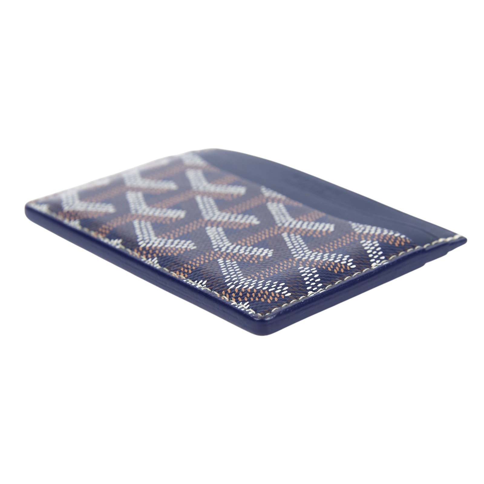 高雅德 GOYARD Saint-Sulpice Card Wallet 卡夾 STSULPPMLTY 海軍藍SAINT-SULPICE卡夾 原廠盒子/購買證明