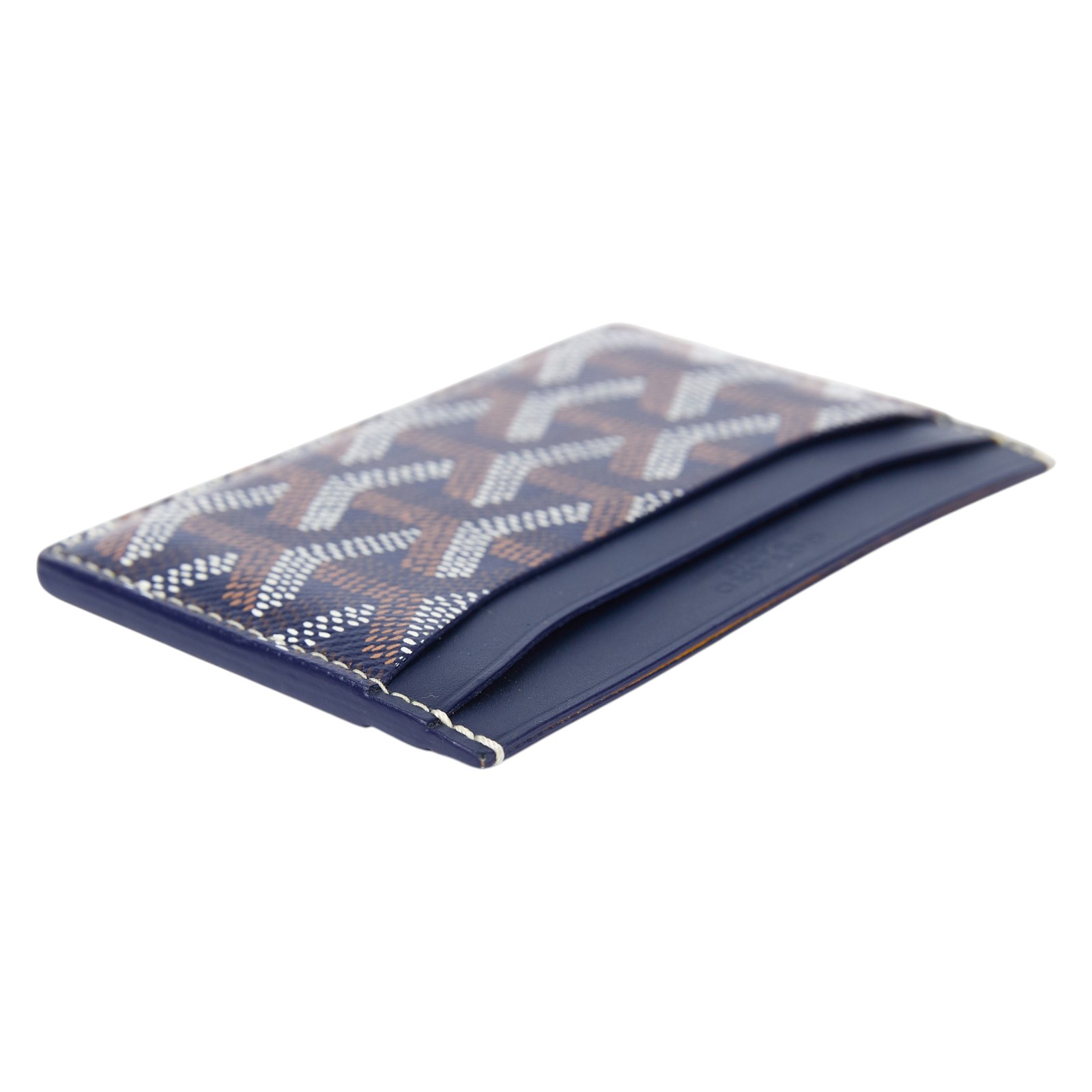 高雅德 GOYARD Saint-Sulpice Card Wallet 卡夾 STSULPPMLTY 海軍藍SAINT-SULPICE卡夾 原廠盒子/購買證明