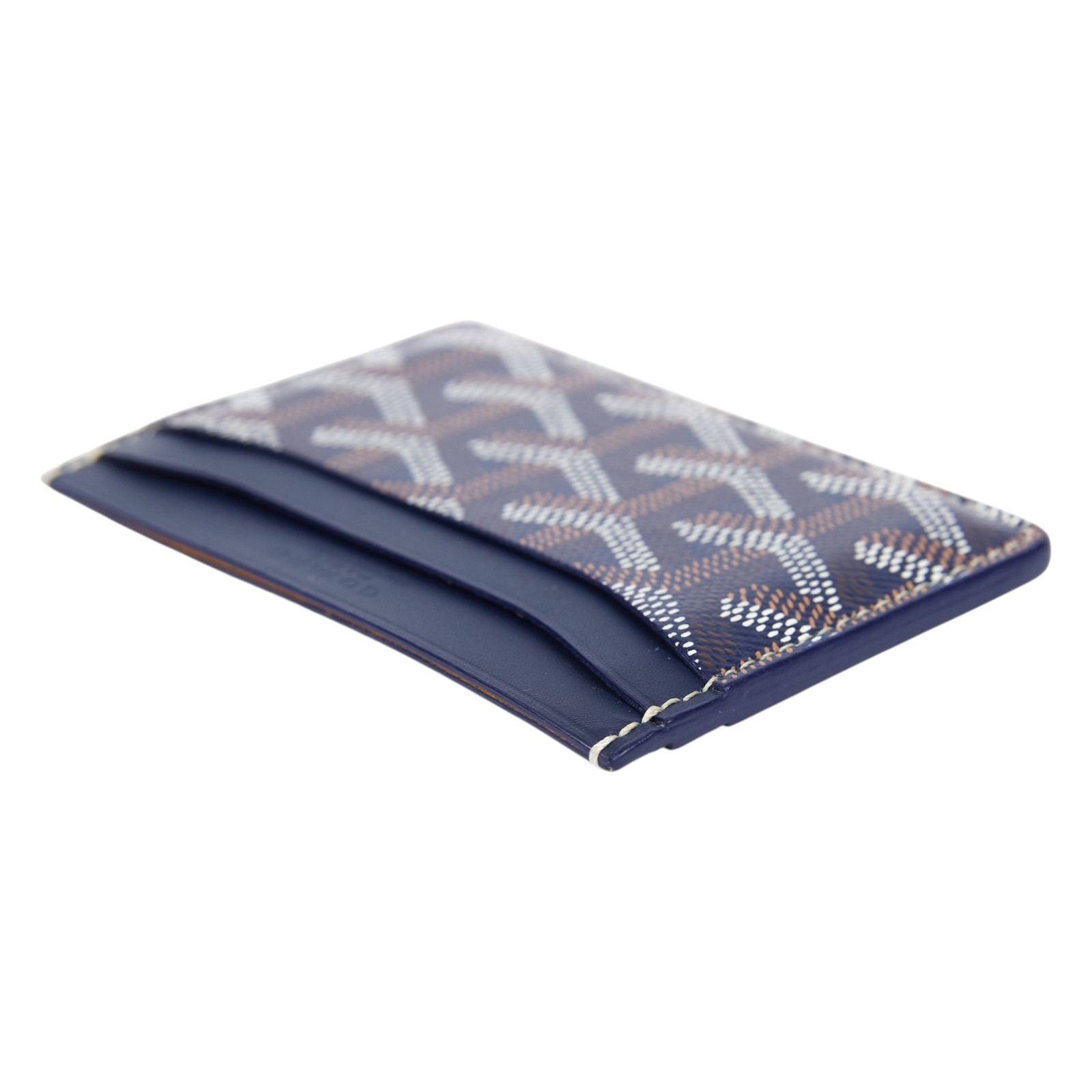 高雅德 GOYARD Saint-Sulpice Card Wallet 卡夾 STSULPPMLTY 海軍藍SAINT-SULPICE卡夾 原廠盒子/購買證明
