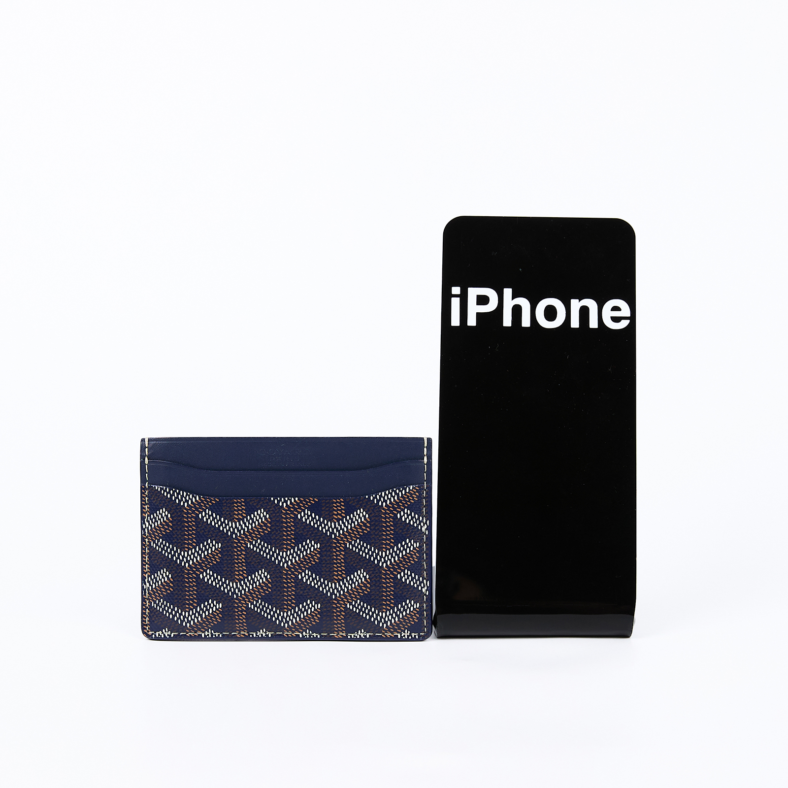 高雅德 GOYARD Saint-Sulpice Card Wallet 卡夾 STSULPPMLTY 海軍藍SAINT-SULPICE卡夾 原廠盒子/購買證明