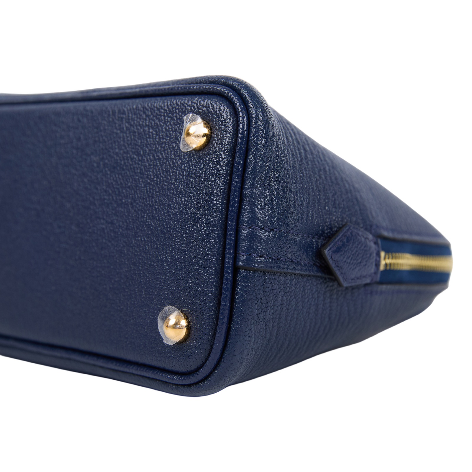 愛馬仕 Hermes Bolide Bag 1923 柏莉包 mini BLM /KHG131 K刻 海軍藍MINI BOLIDE 原廠盒子/防塵袋/背帶