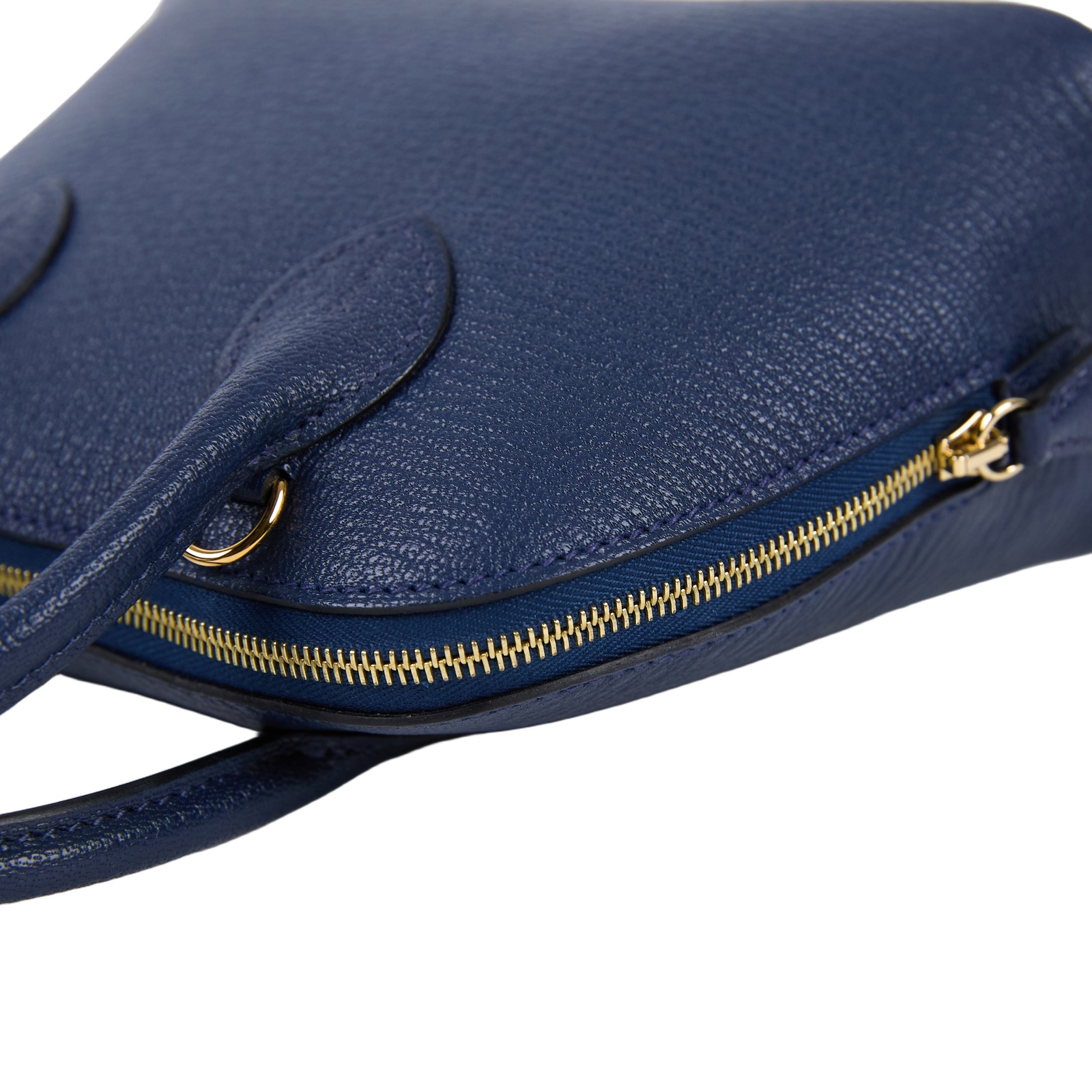 愛馬仕 Hermes Bolide Bag 1923 柏莉包 mini BLM /KHG131 K刻 海軍藍MINI BOLIDE 原廠盒子/防塵袋/背帶