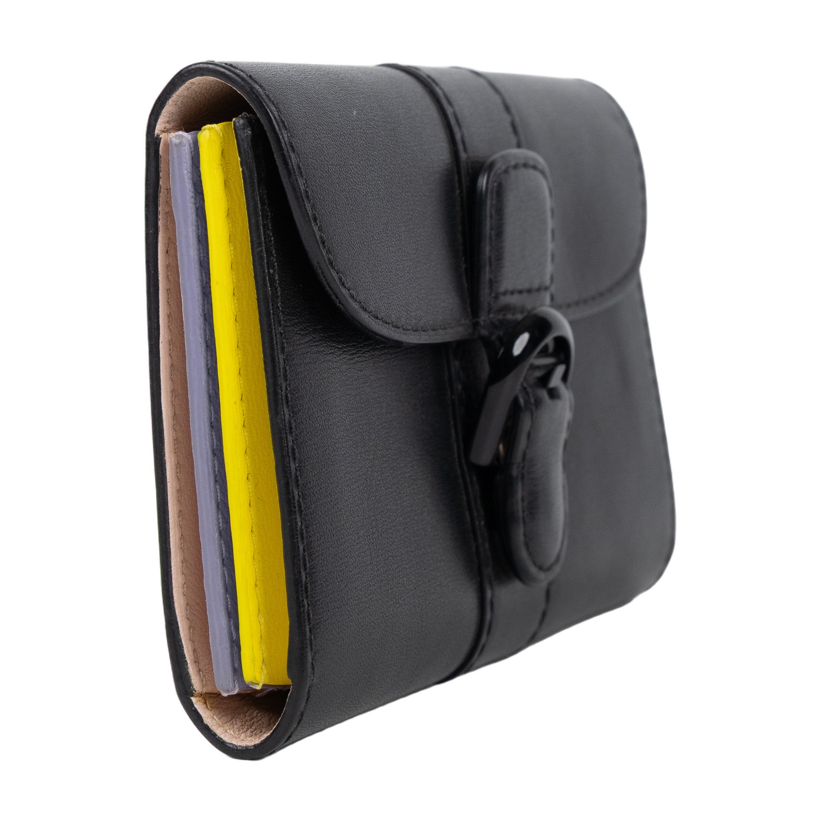 德爾沃 DELVAUX  Brillant Compact Wallet 錢包 短夾 卡片夾 AB0402AFG0AFNNR  原廠盒子/購買證明