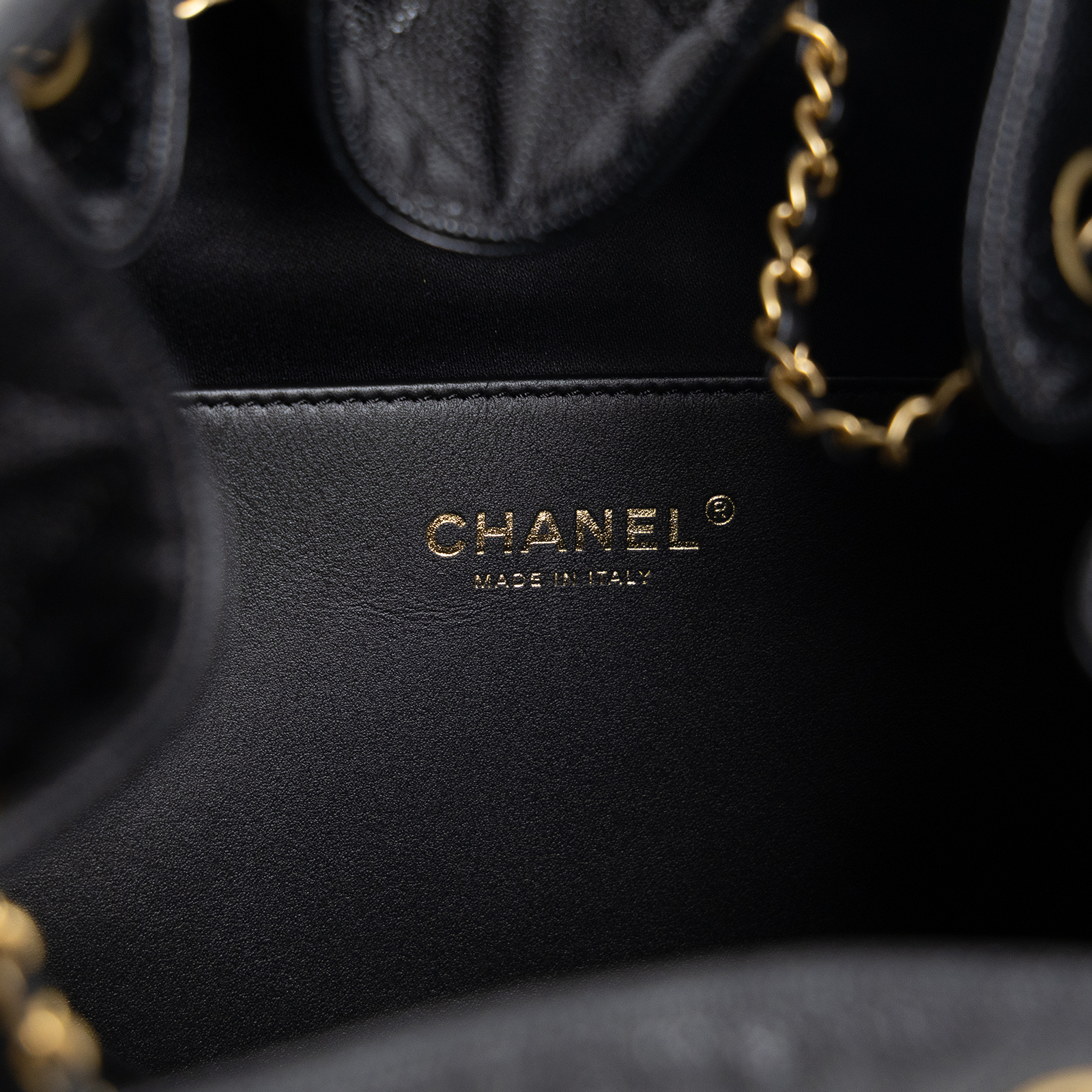 香奈兒 CHANEL 2025 春夏 25 大型包 AS5553 B20304 晶片款 黑金荔枝25包 大號 原廠盒子/防塵袋/購買證明/內袋
