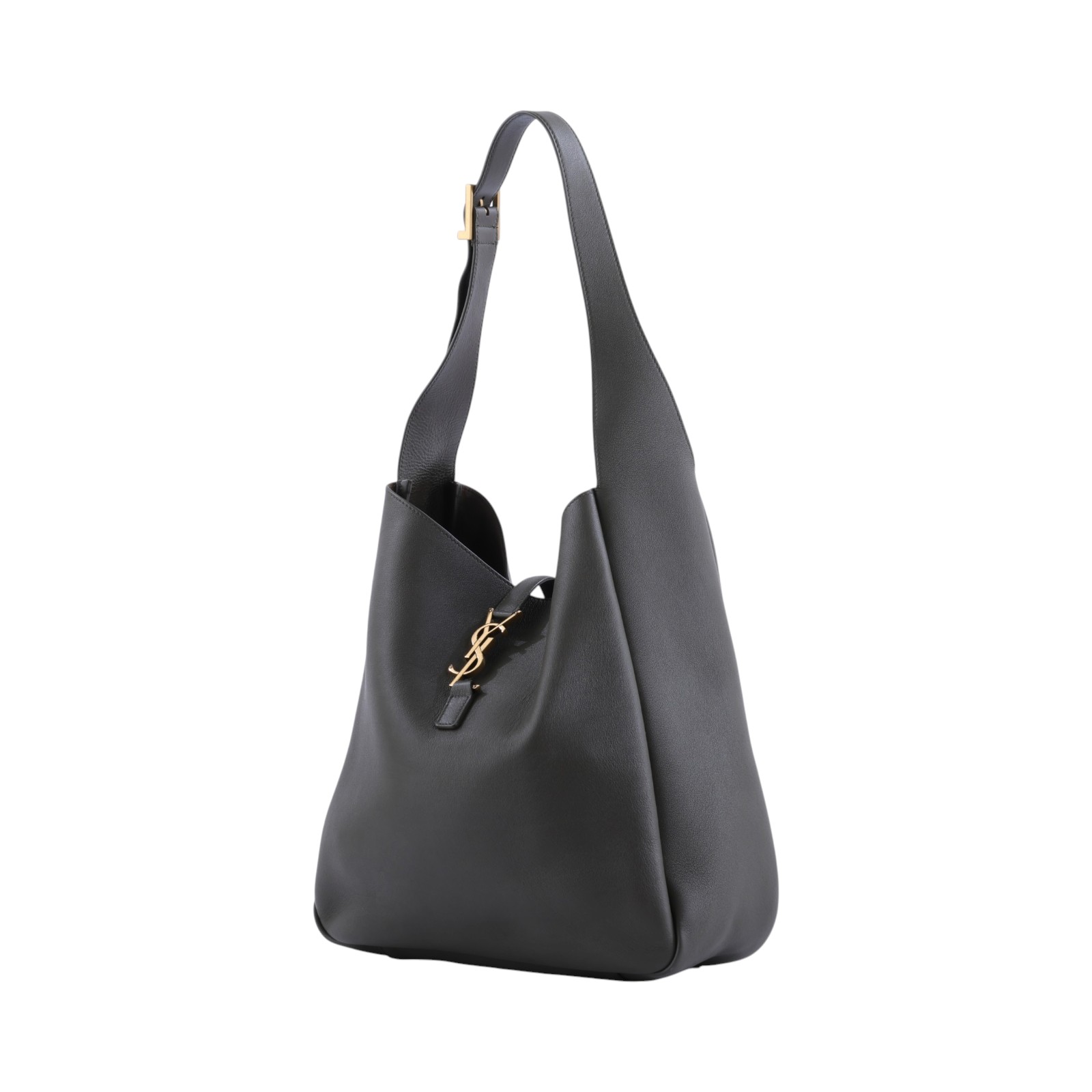 聖羅蘭 YSL SAINT LAURENT LE 5 À 7 滑面皮革 柔軟 大型 手袋 手提 肩背包 753837AAAUQ  防塵袋