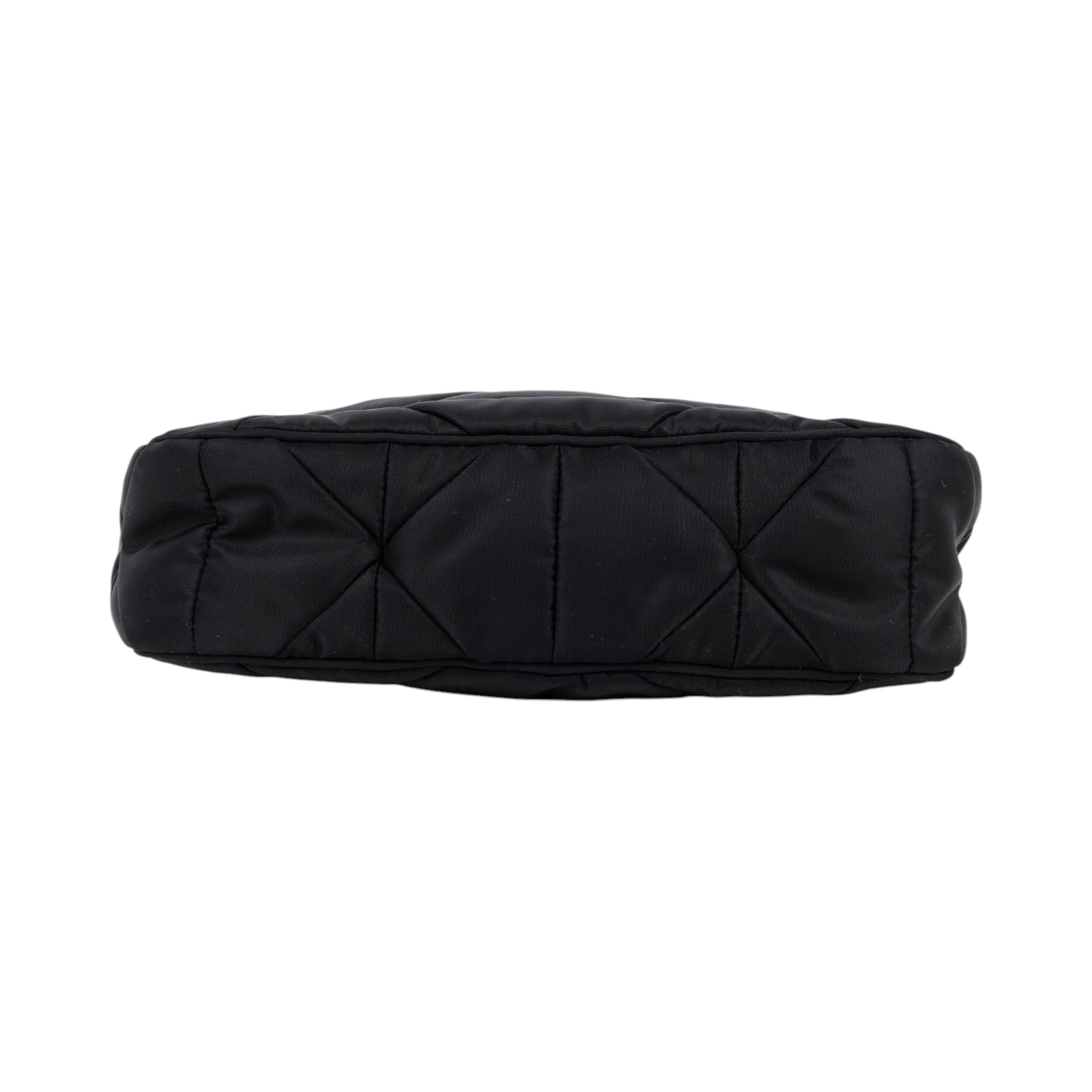 普拉達 PRADA Re-Nylon 單肩 斜胯包 1BC151_RDJN 黑尼龍三角縫HOBO 防塵袋/內袋/背帶/保證卡