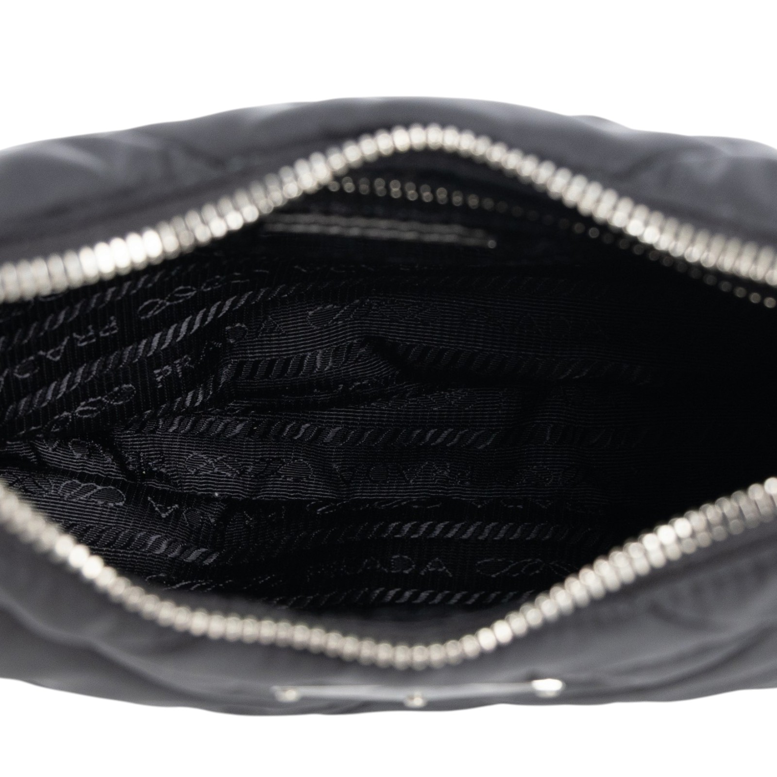 普拉達 PRADA Re-Nylon 單肩 斜胯包 1BC151_RDJN 黑尼龍三角縫HOBO 防塵袋/內袋/背帶/保證卡