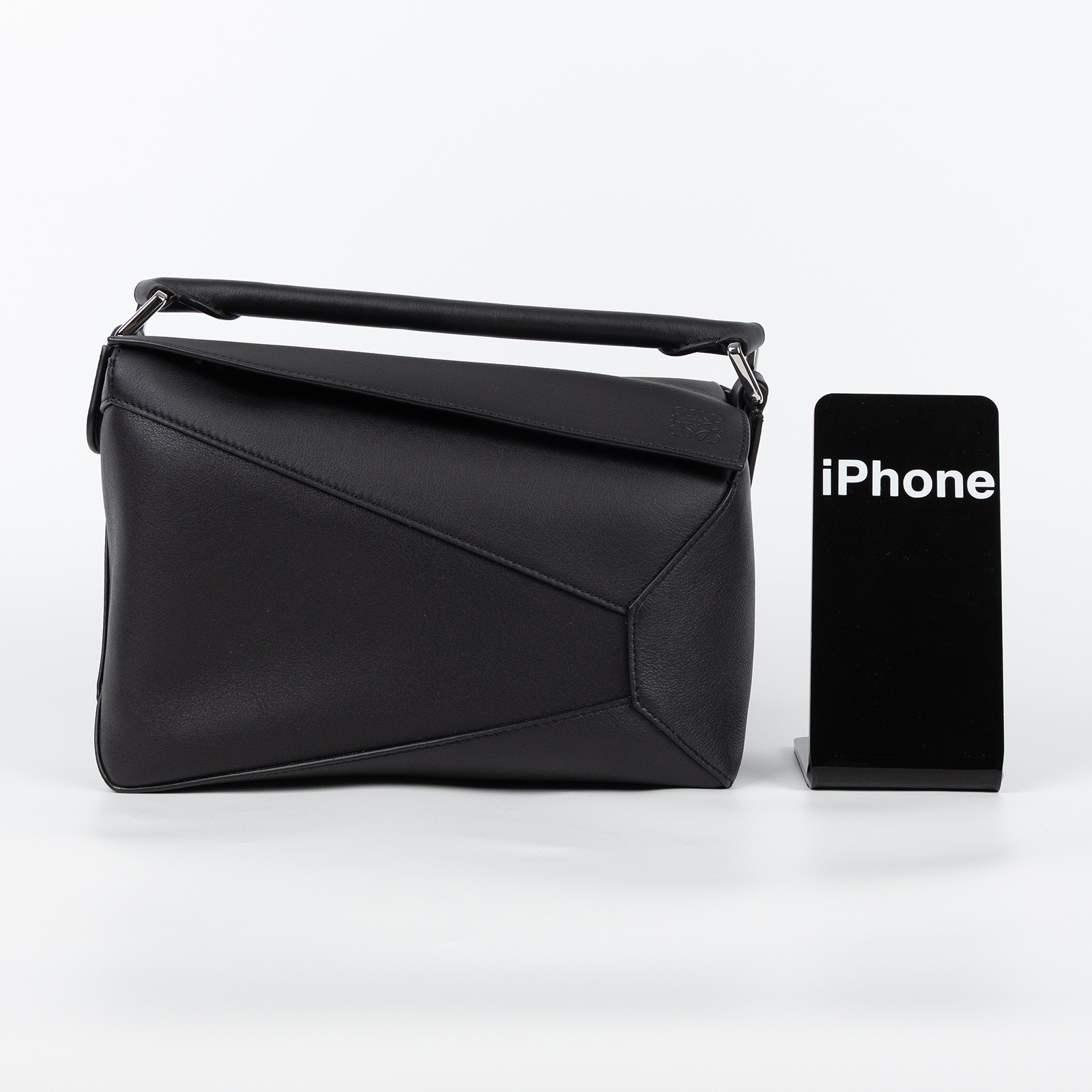 羅意威 LOEWE Small Puzzle bag 肩背 斜背包 A510P60X41 黑PUZZLE SMALL EDGE 防塵袋/背帶