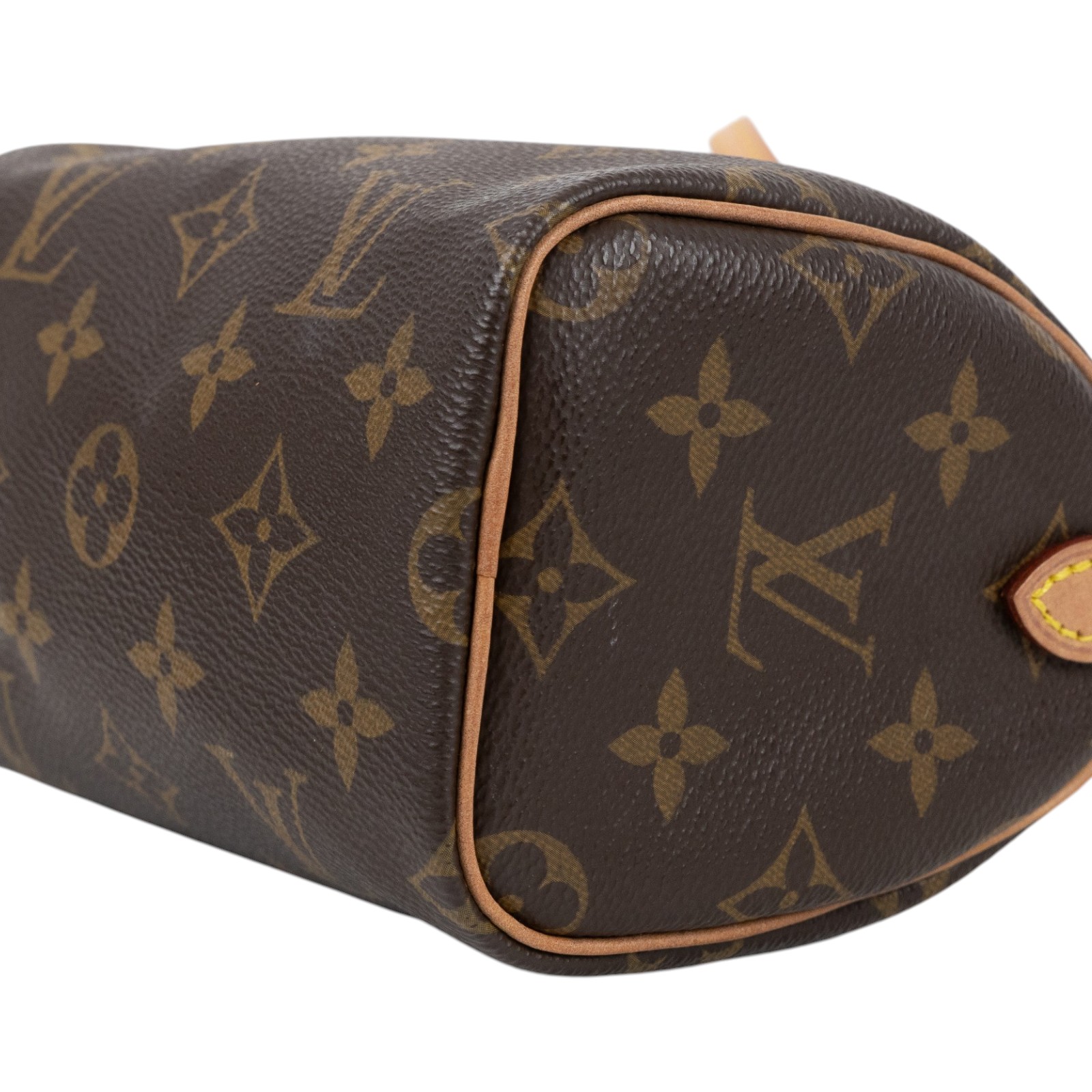 路易威登 LOUIS VUITTON Nano Speedy 經典帆布 手提 斜背 波士頓包 M61252 原花NANO SPEEDY 無附屬品