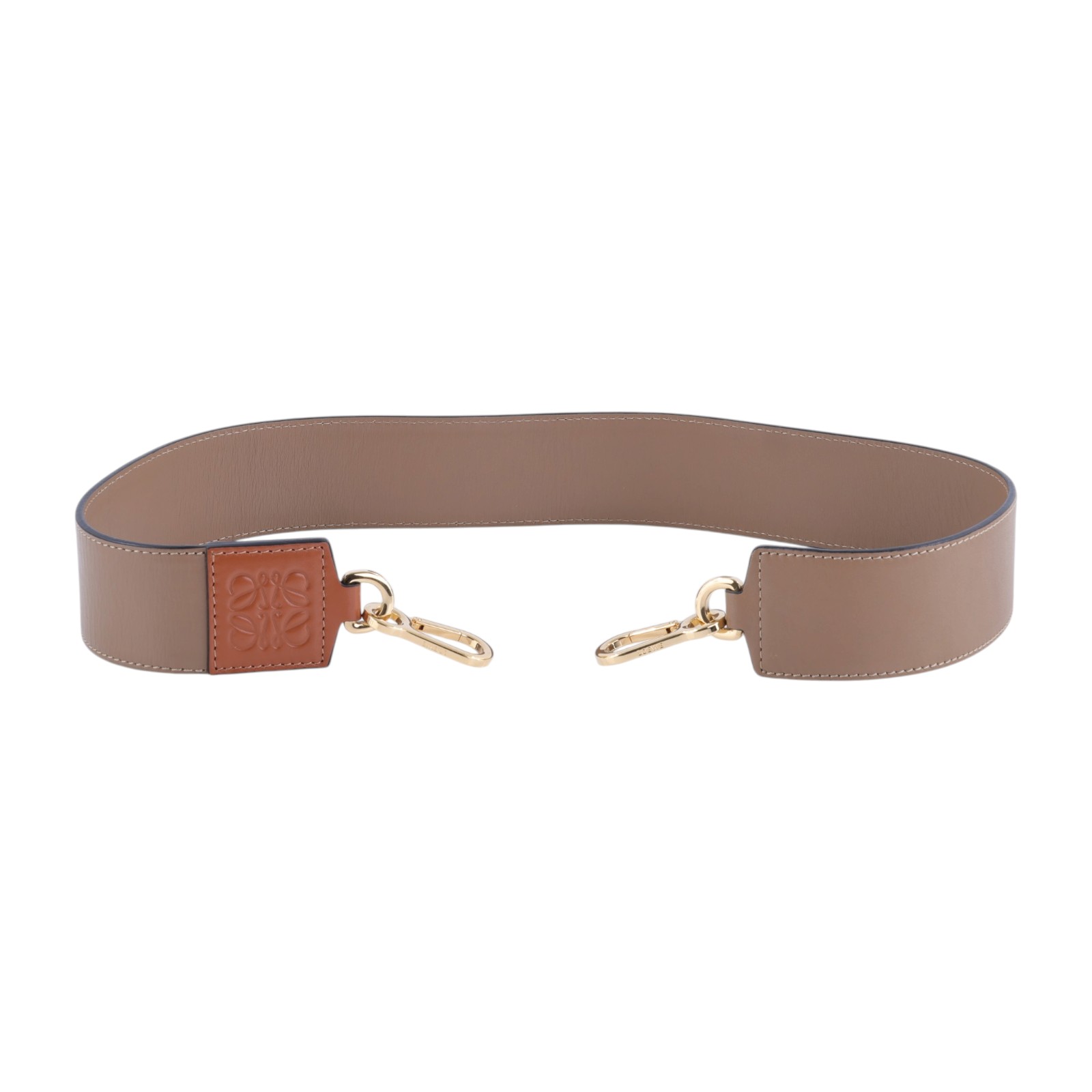 羅意威 LOEWE 背帶  棕色拼接背帶 無附屬品