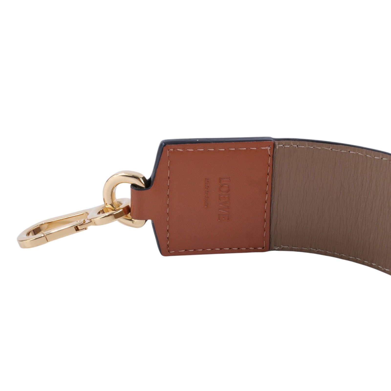 羅意威 LOEWE 背帶  棕色拼接背帶 無附屬品