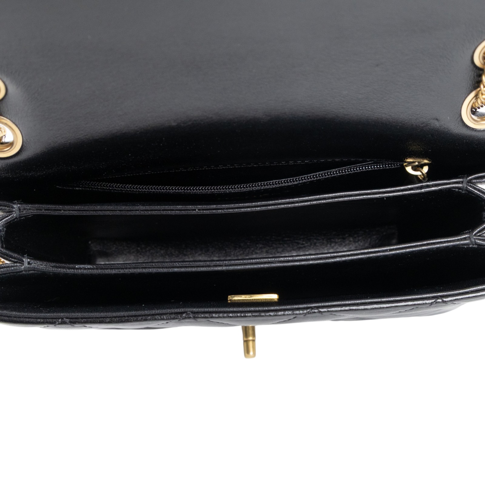 香奈兒 CHANEL 19 鍊條肩背包 19 Chain Shoulder Bag AS3386 B08484 晶片款 黑19釦細金色鍊包 防塵袋/購買證明影本