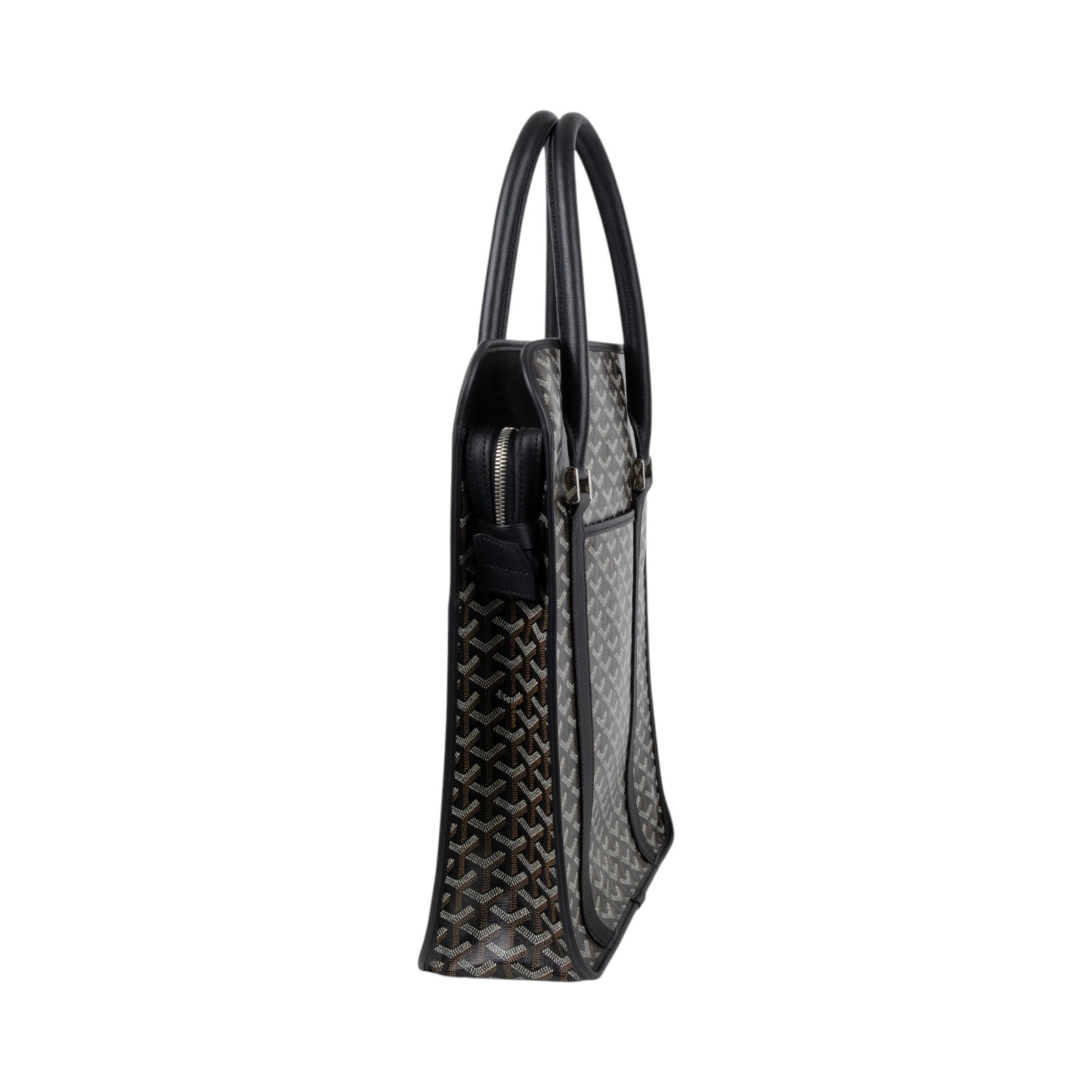 高雅德 GOYARD Bourgogne 包 BOURGOMMLTY 黑BOURGOGNE托特包 無附屬品