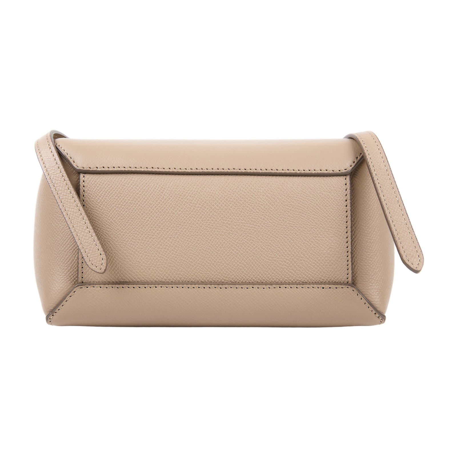 思琳 CELINE 珠地小牛皮 袖珍型 Belt 手袋 189003ZVA 灰棕BELT鯰魚包 NANO 防塵袋/背帶