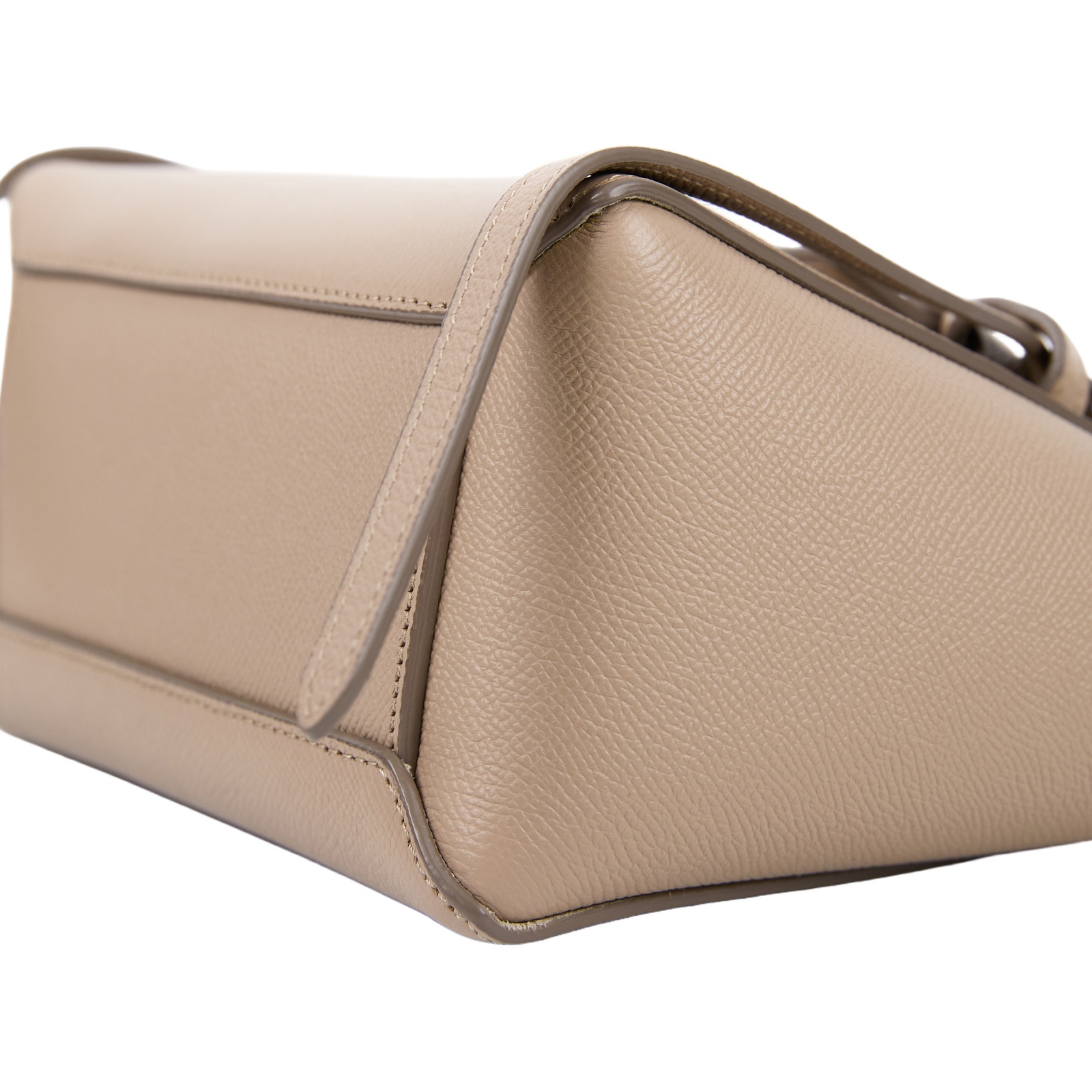 思琳 CELINE 珠地小牛皮 袖珍型 Belt 手袋 189003ZVA 灰棕BELT鯰魚包 NANO 防塵袋/背帶