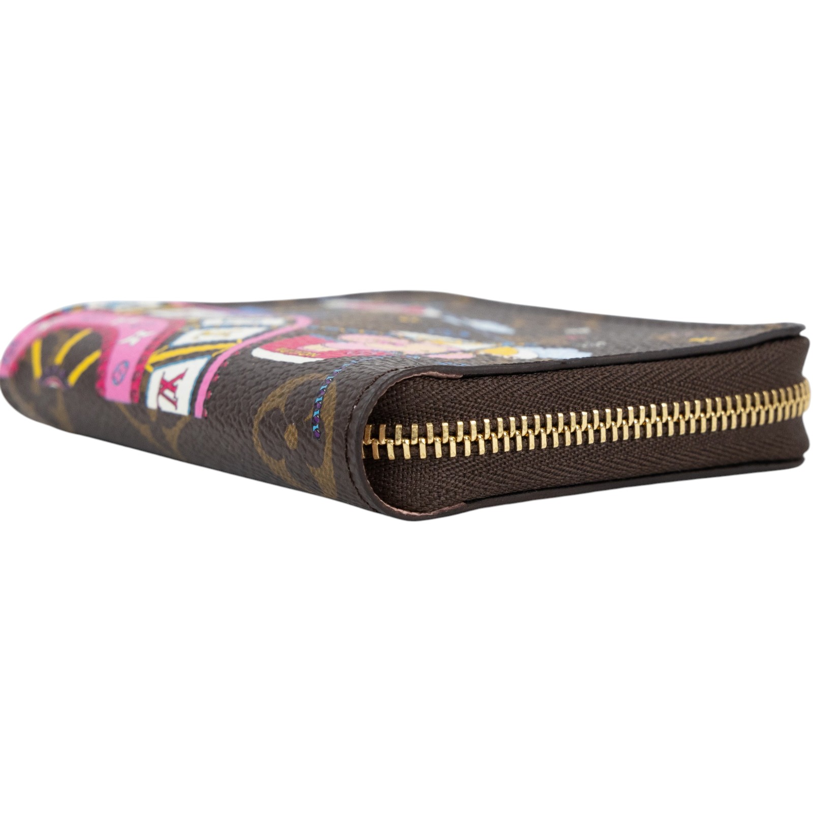 路易威登 LOUIS VUITTON Zippy 零錢包 卡片包 錢包 Vivienne M69745 原花2020聖誕拉鍊零錢包 防塵袋/原廠盒子