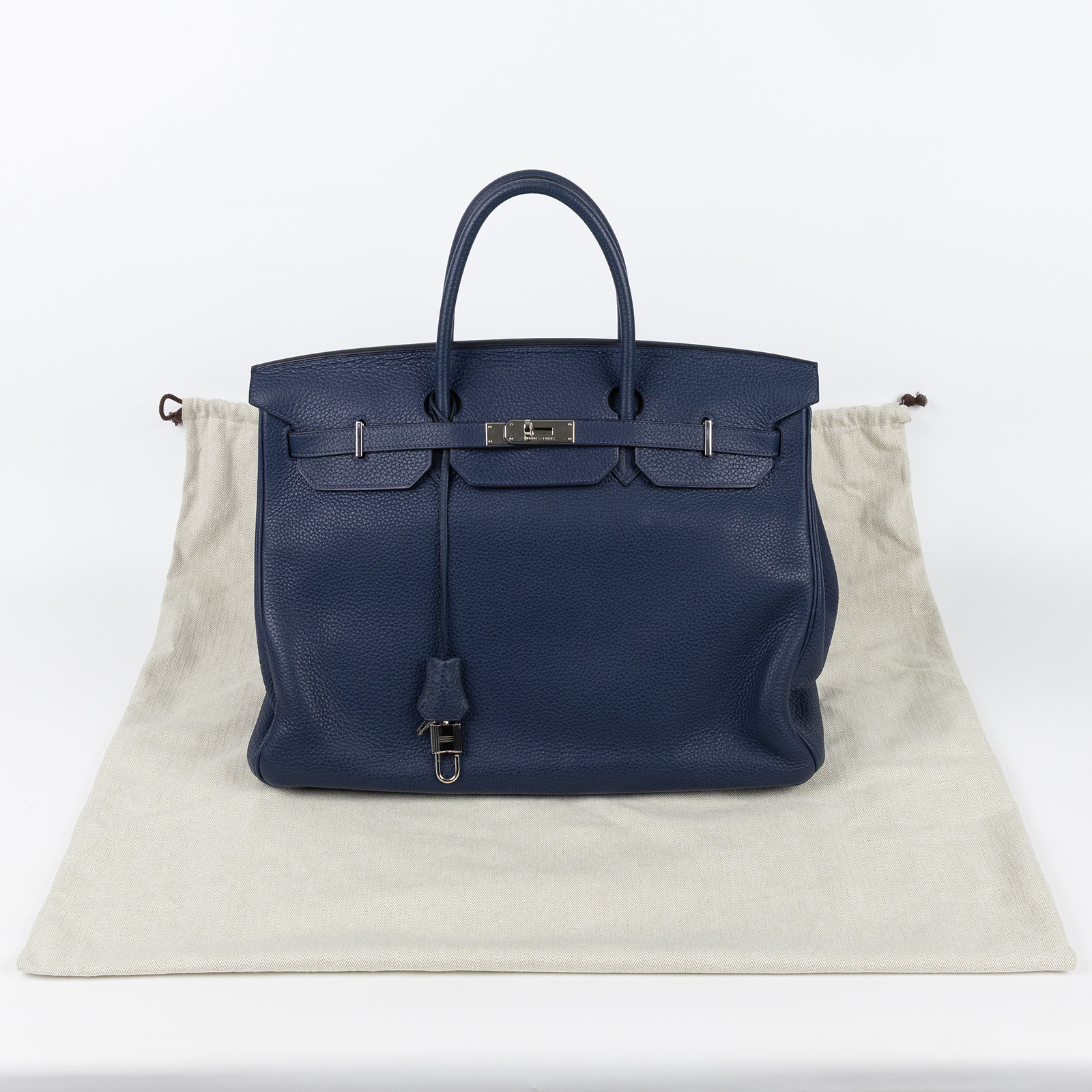 愛馬仕 Hermes Birkin Bag 柏金包 40 BK40 口M 口M刻藍BIRKIN40 防塵袋/鎖組