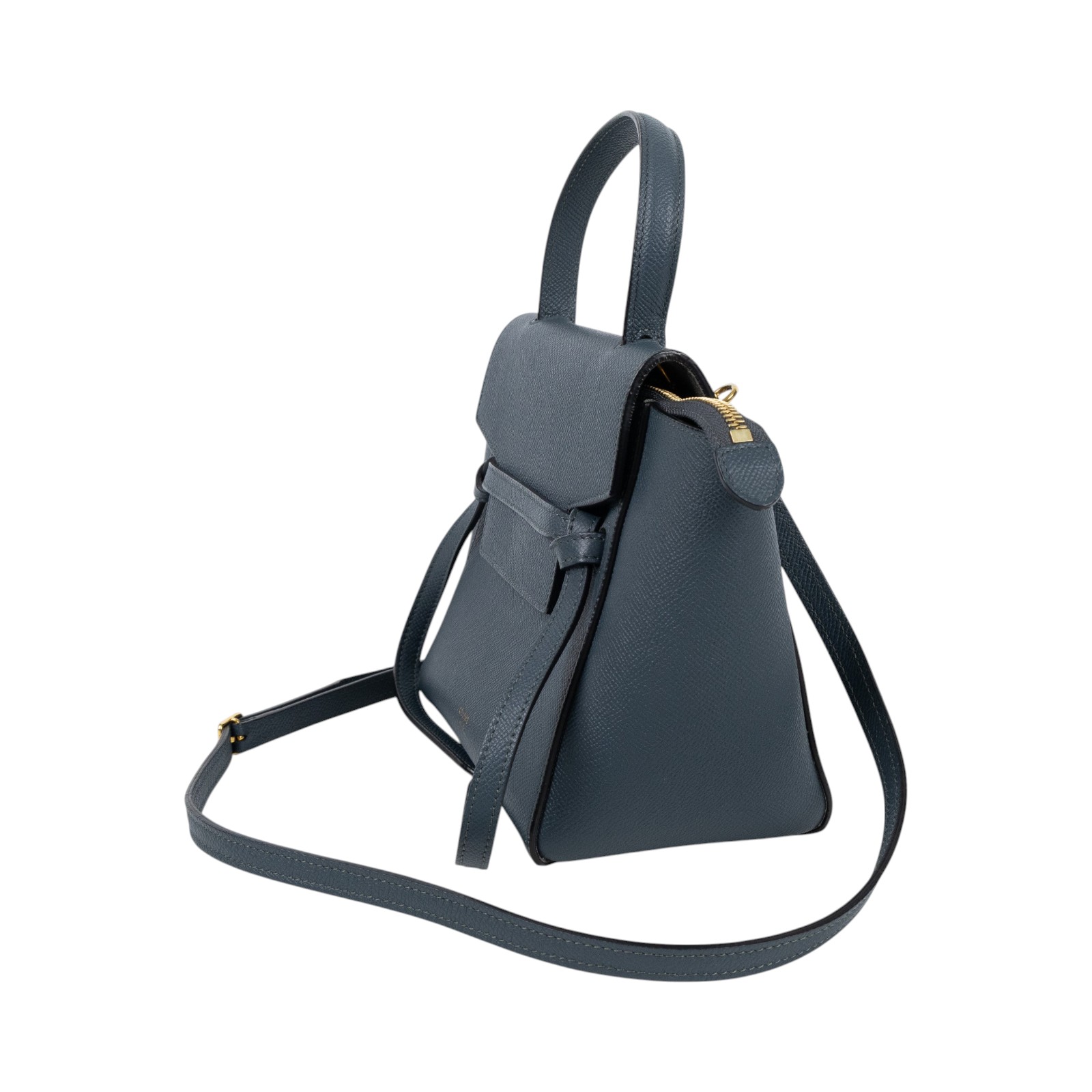 思琳 CELINE 珠地小牛皮 袖珍型 Belt 手袋 189003ZVA 藍NANO BELT BAG 防塵袋/背帶