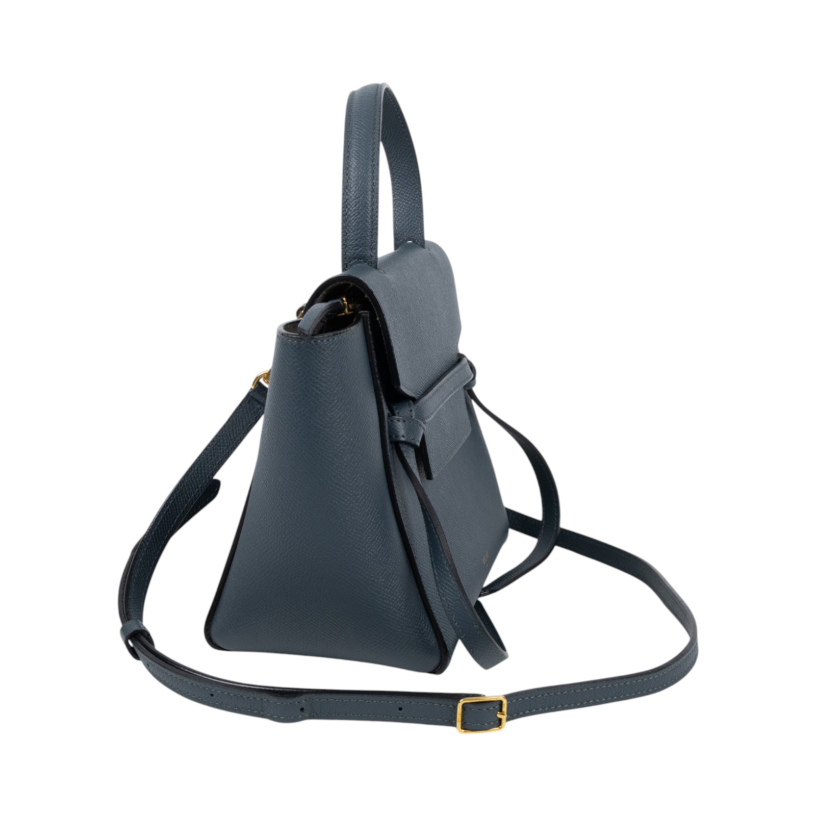 思琳 CELINE 珠地小牛皮 袖珍型 Belt 手袋 189003ZVA 藍NANO BELT BAG 防塵袋/背帶