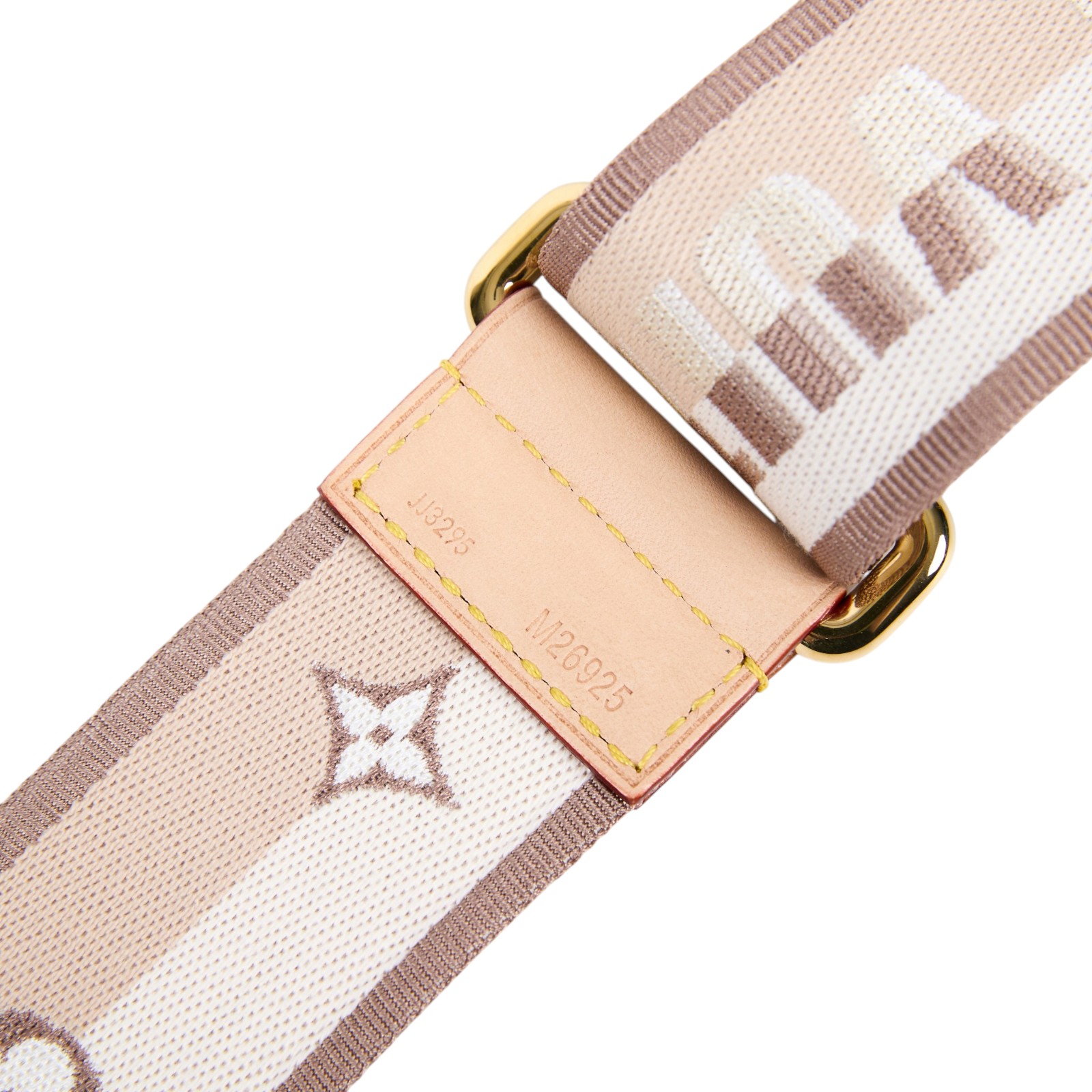 路易威登 LOUIS VUITTON Bandouliere 帆布 肩帶 M26925 米色帆布Bandoulière 無附屬品