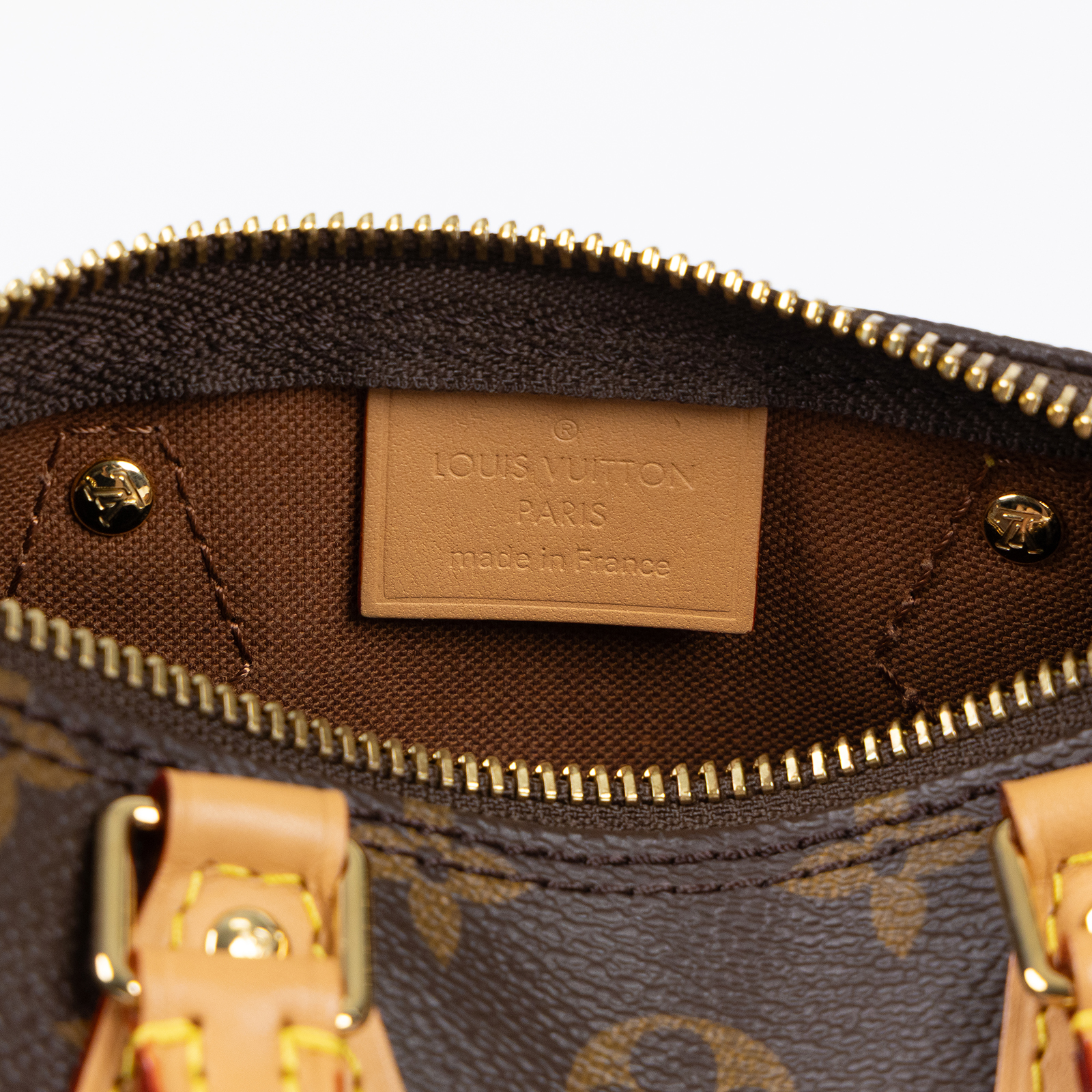 路易威登 LOUIS VUITTON Nano Speedy 原花 手提 肩背包 M81085 原花NANO SPEEDY 原廠盒子/背帶