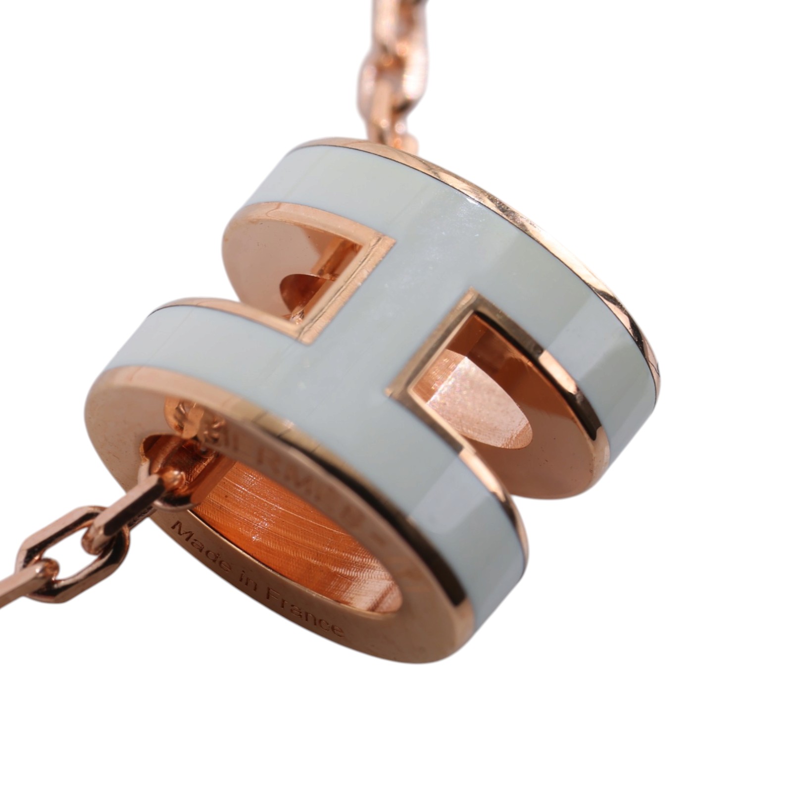 愛馬仕 Hermes Mini Pop H 墜飾 白色 H147992FO49 ST0213 白MINI POP H 項鍊 原廠盒子/防塵袋/內襯
