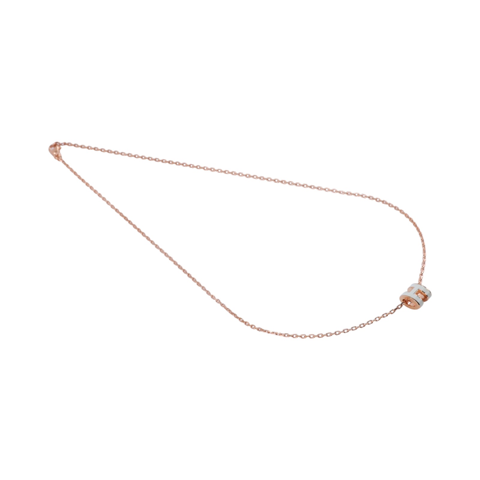 愛馬仕 Hermes Mini Pop H 墜飾 白色 H147992FO49 ST0213 白MINI POP H 項鍊 原廠盒子/防塵袋/內襯