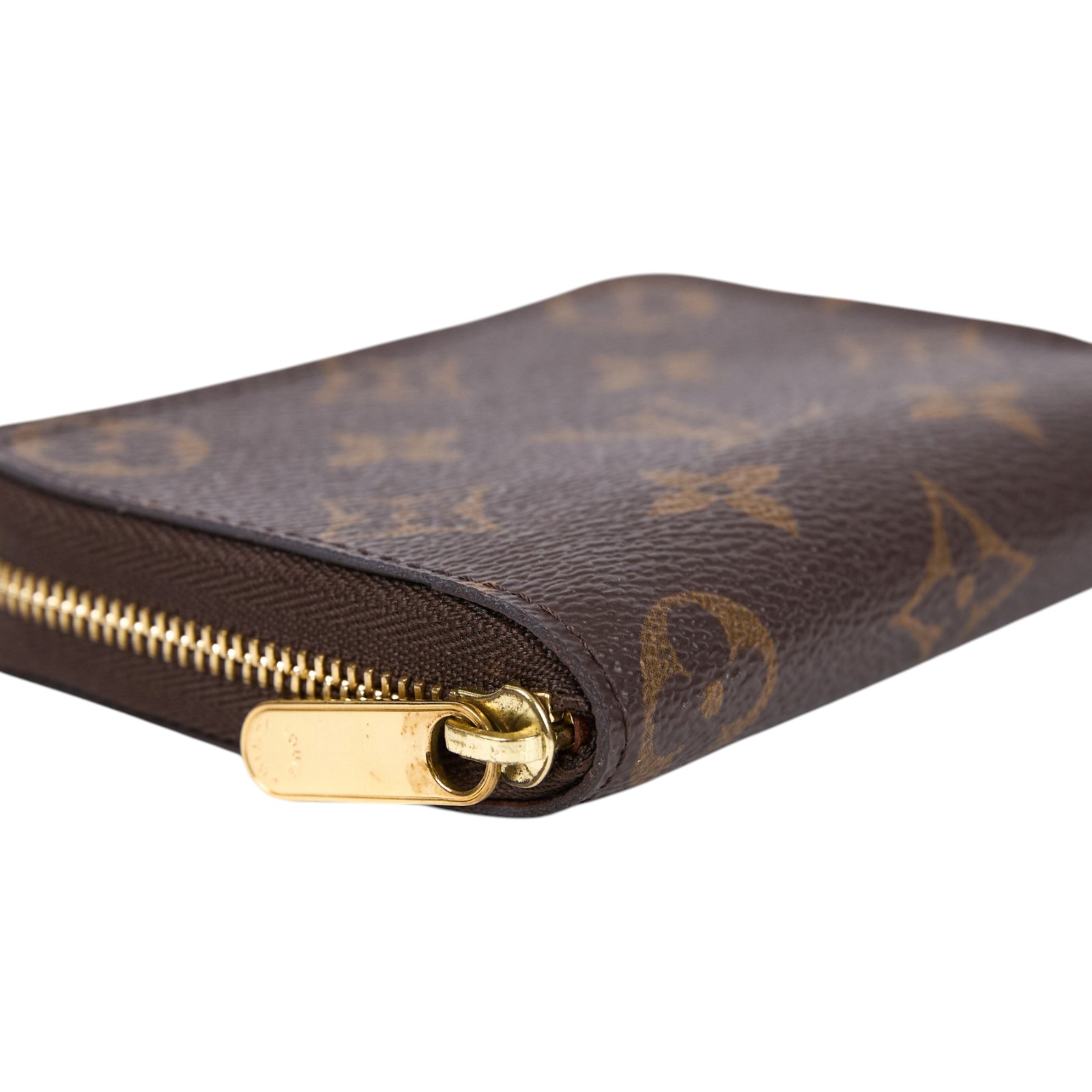 路易威登 LOUIS VUITTON 拉鏈零錢包 經典帆布 M60067 原花拉鍊短夾 原廠盒子/防塵袋