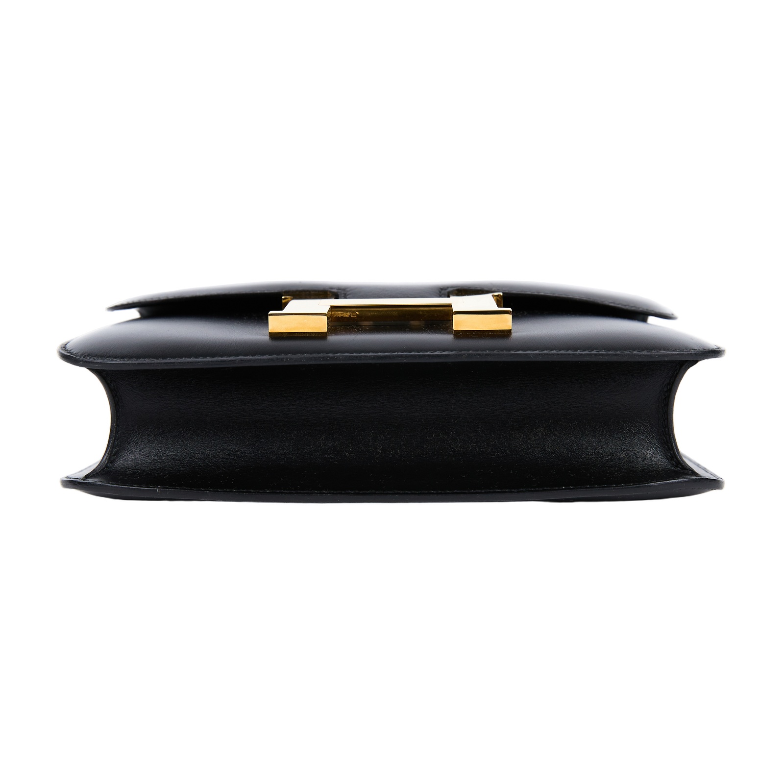 愛馬仕 Hermes Constance Bag 康康包 24 CN24 OX OX刻 黑金CONSTANCE 24 BOX皮 防塵袋