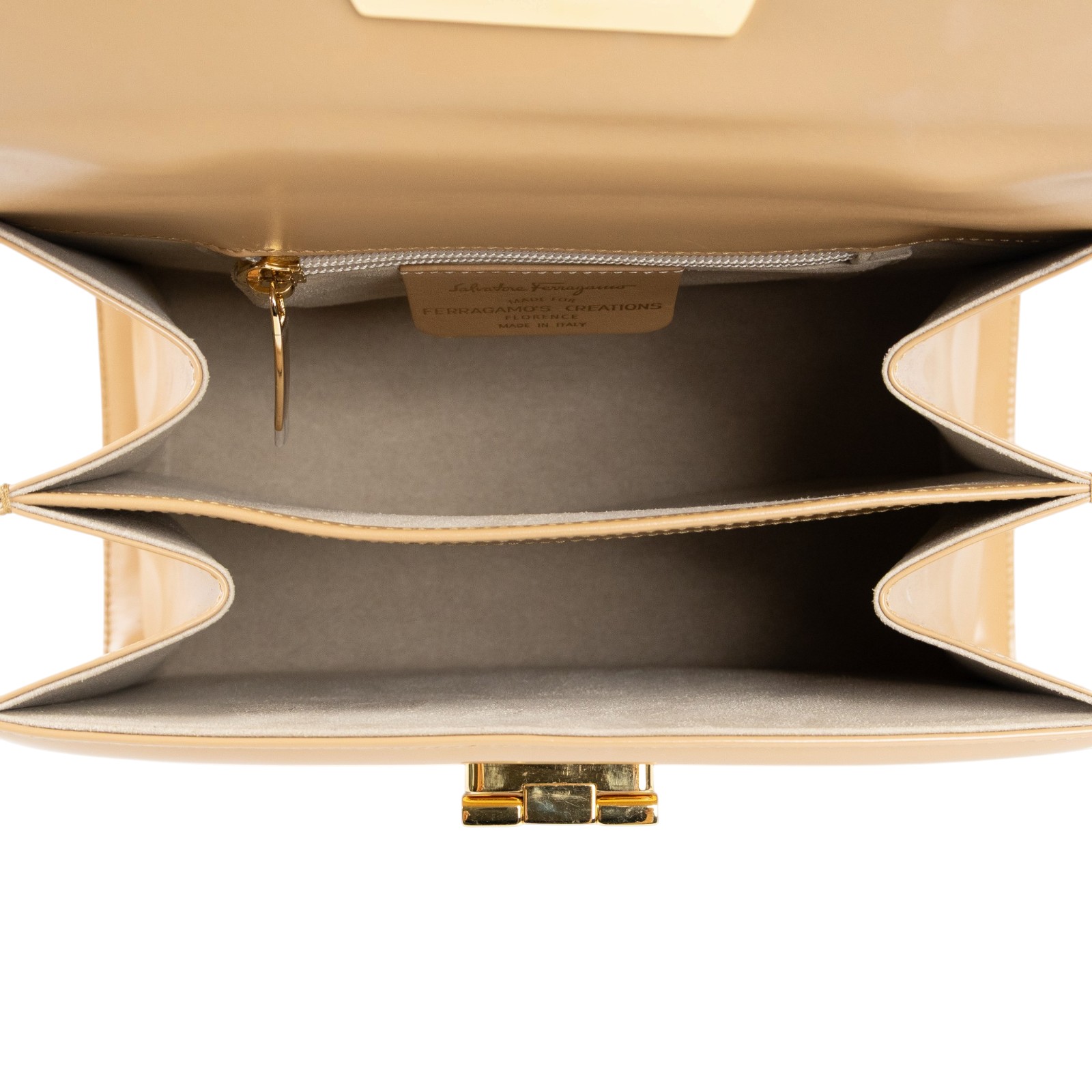 菲拉格慕 SALVATORE FERRAGAMO Iconic 手提包 肩背包 BA-21 2181 奶茶博物館包 背帶