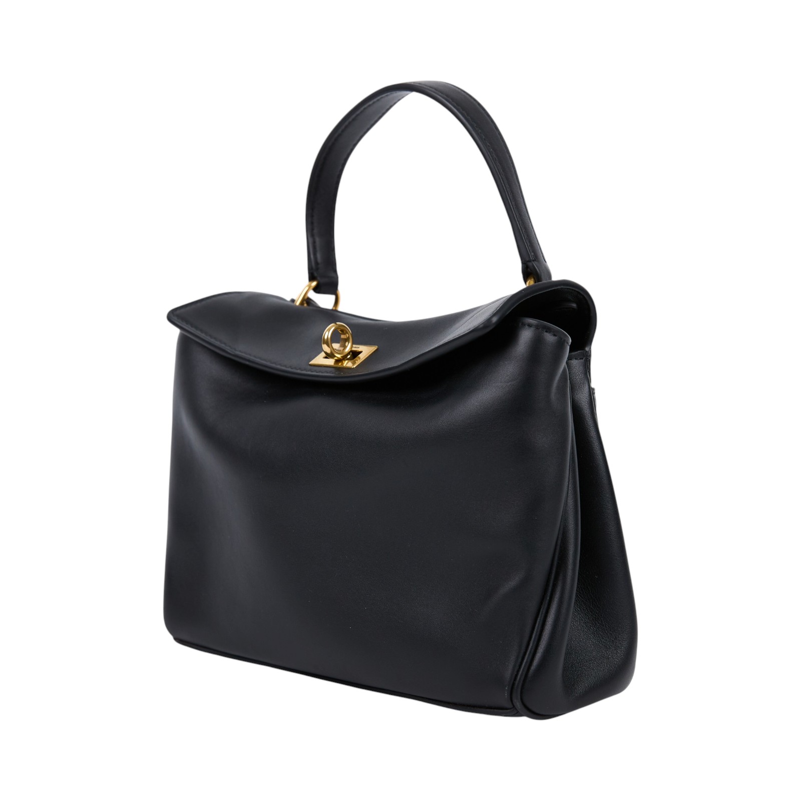 巴黎世家 BALENCIAGA Rodeo Mini 手提包 金色五金 7954562AA4V 黑金RODEO MINI 防塵袋/背帶/吊牌