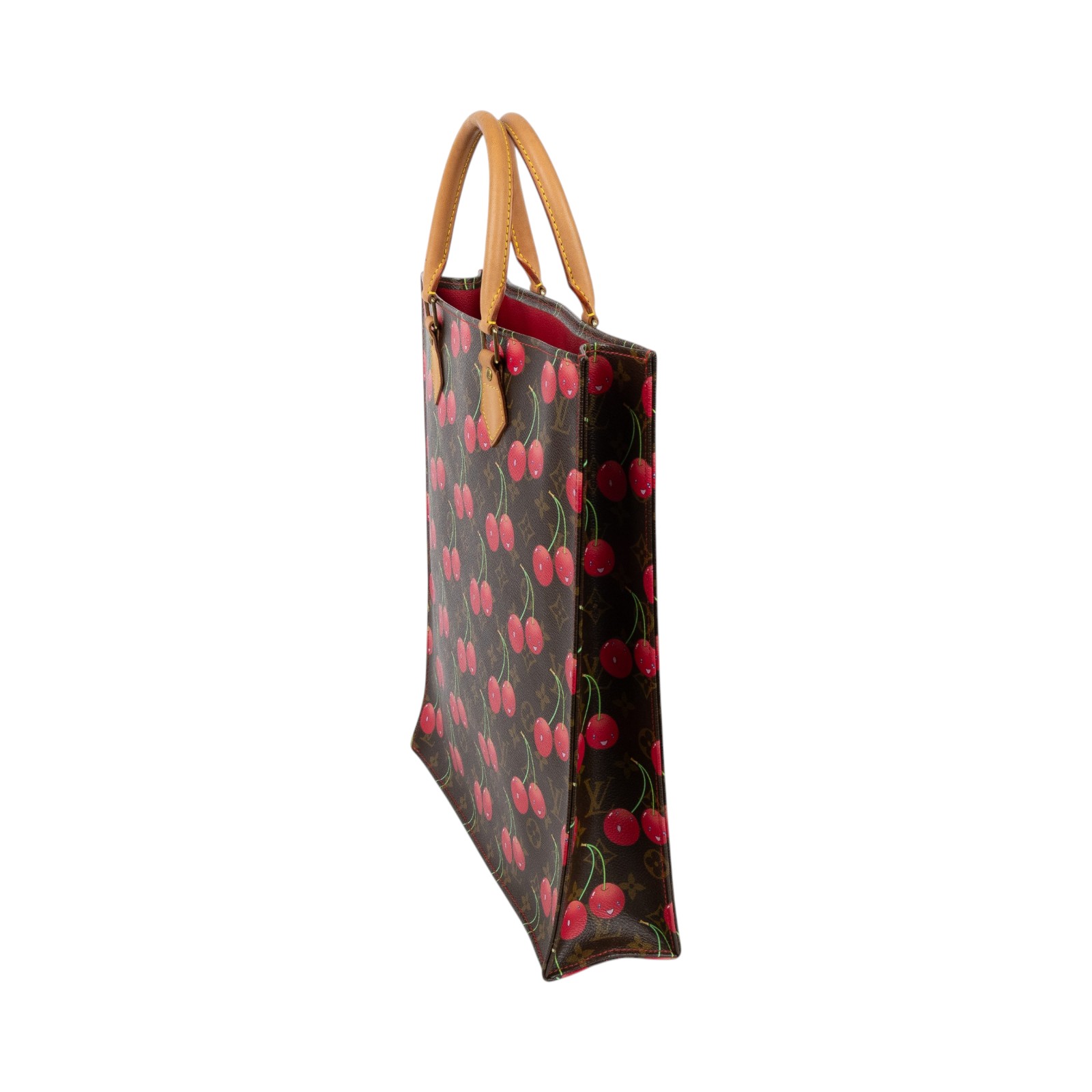 路易威登 LOUIS VUITTON Sac Plat 村上隆 聯名 櫻桃 托特包 M95010 村上隆聯名櫻桃托特包 防塵袋