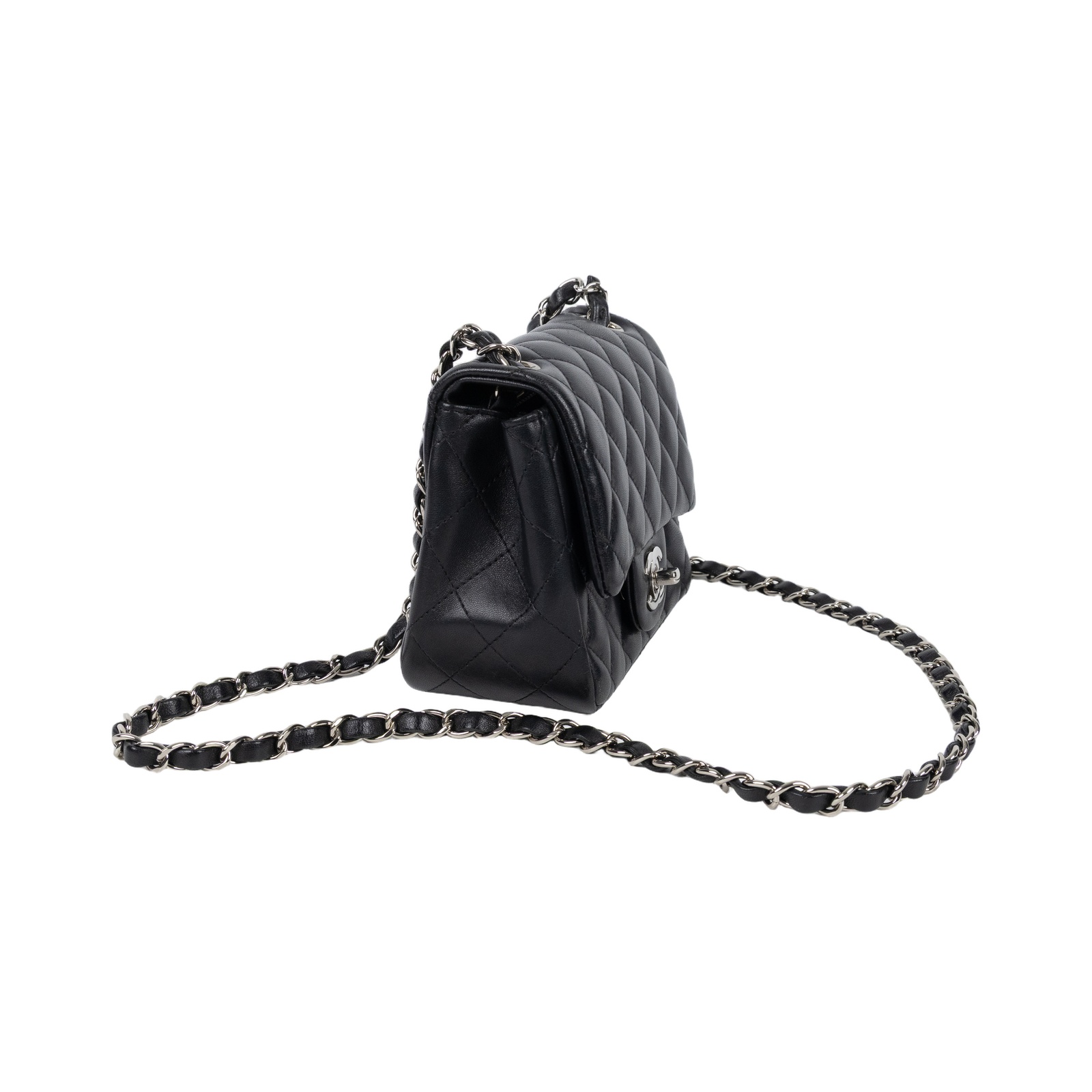 香奈兒 CHANEL CF 方形 迷你 口蓋包 A35200 Y01480 30開黑羊方胖 原廠盒子/防塵袋/保證卡/購買證明影本