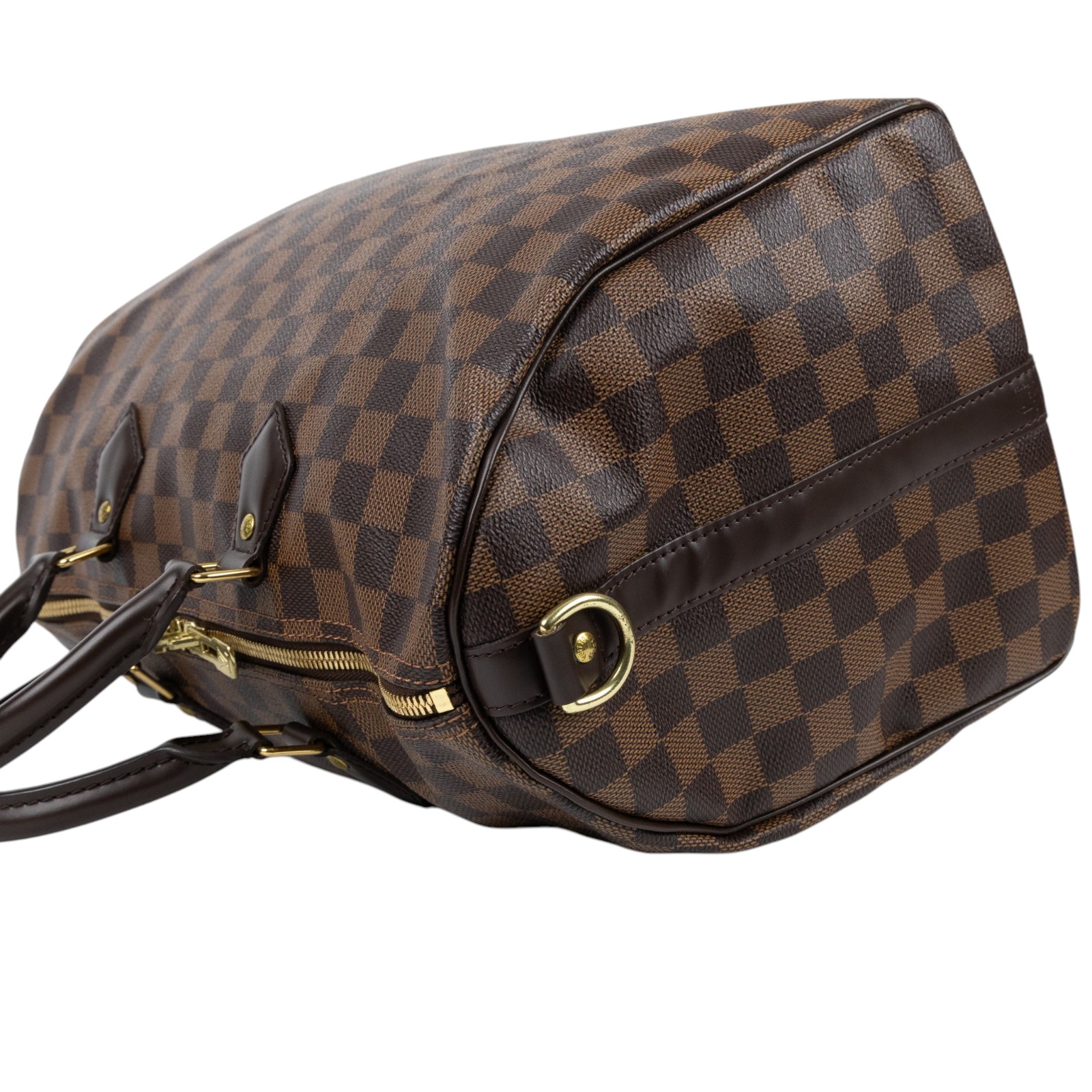 路易威登 LOUIS VUITTON Speedy Bandoulière  35 棕棋盤 手提 斜背 波士頓包 N41366  防塵袋/背帶/鎖組