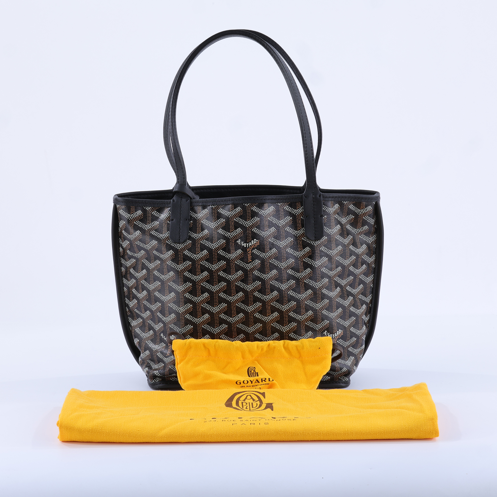 高雅德 GOYARD Anjou Mini Bag 托特包 ANJOUSMINCG 黑ANJOU MINI 防塵袋
