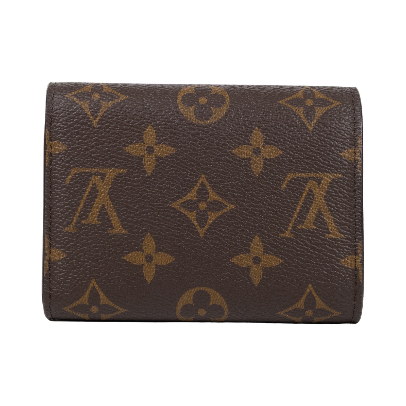 路易威登 LOUIS VUITTON Victorine 錢包 塗層帆布 紫紅色 M41938 晶片款 原花紫紅VICTORINE 原廠盒子