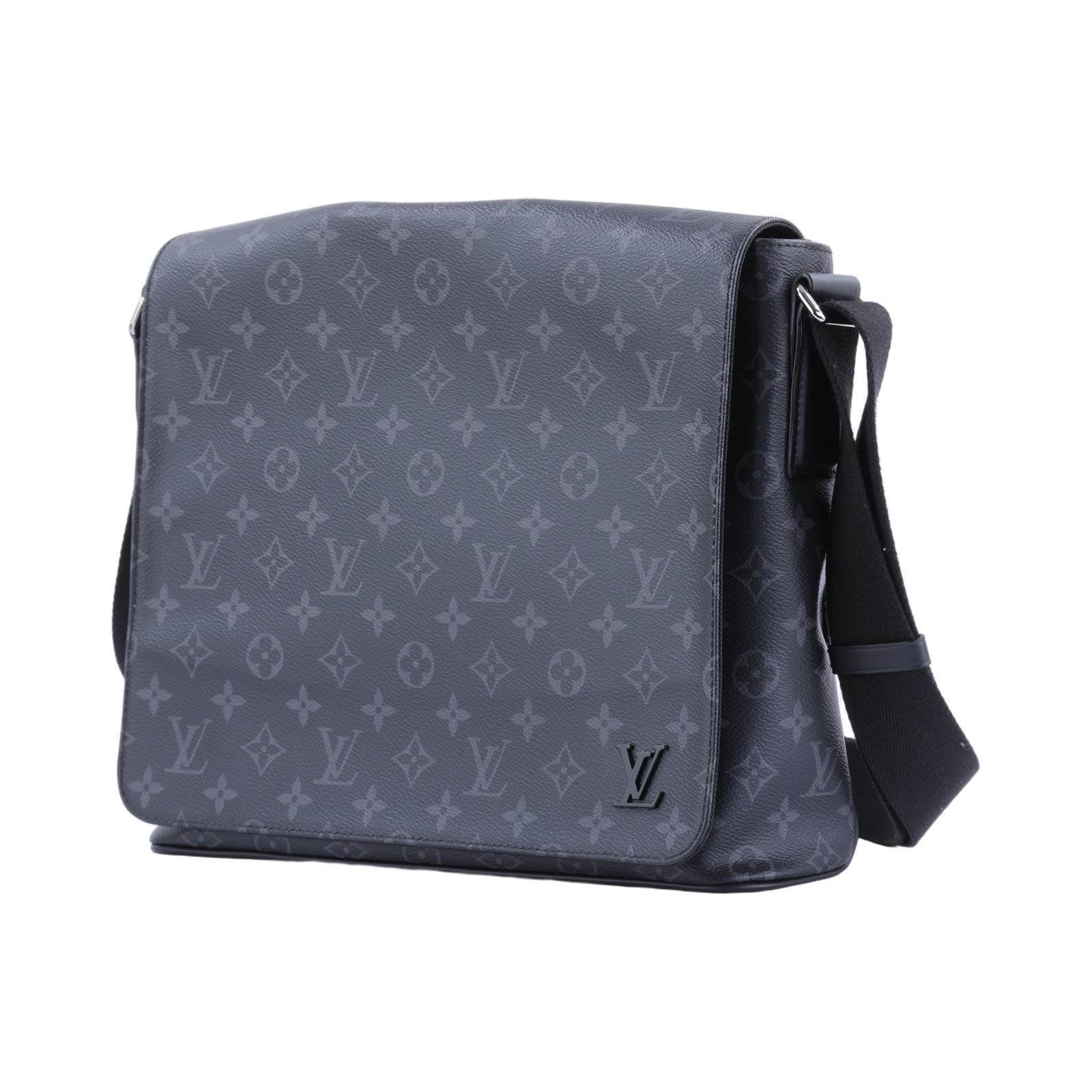 路易威登 LOUIS VUITTON District MM 肩背包 M44001 黑原花DISTRICT MM 購買證明