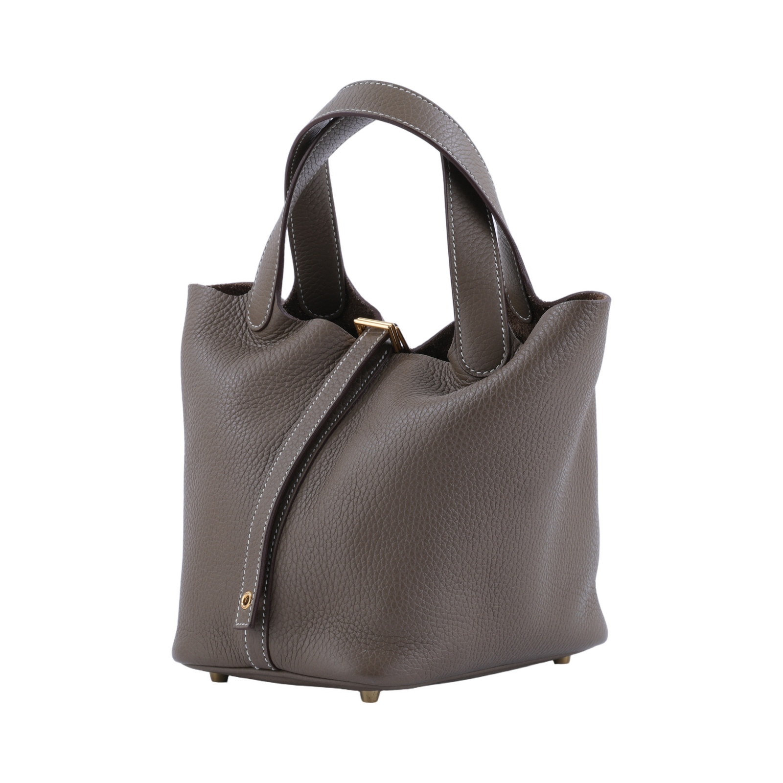 愛馬仕 Hermes Picotin Lock 18 菜籃子包 金色五金 大象灰 H056289CC18 /K TU 010 CP  原廠盒子/防塵袋/購買證明影本