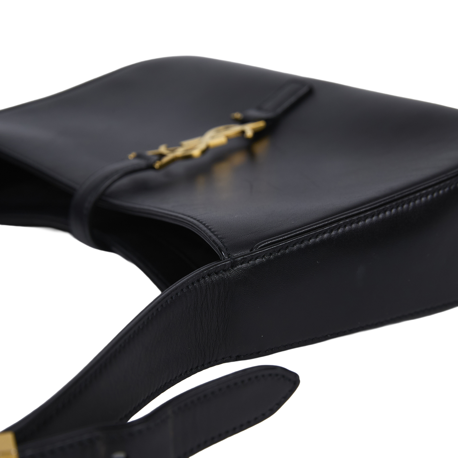 聖羅蘭 YSL SAINT LAURENT LE 5 À 7 滑面皮革 HOBO 手袋 手提包 6572282R20W LE 5 À 7滑面皮革黑色手袋 防塵袋