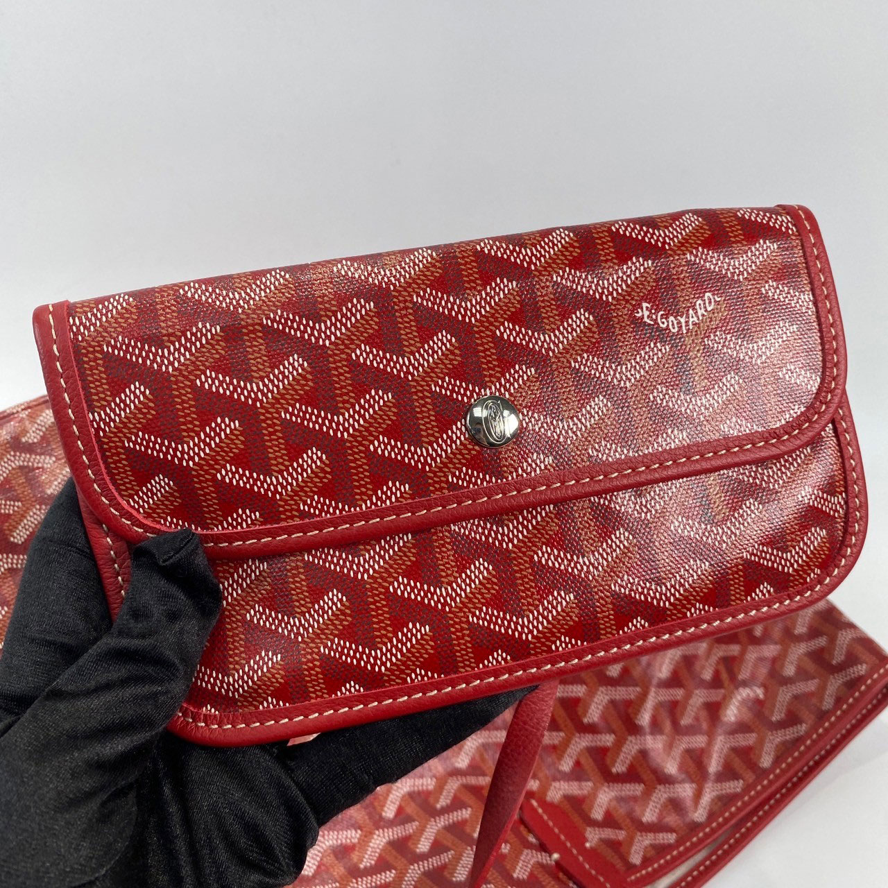 高雅德 GOYARD Saint Louis PM Bag 托特包 STLOUIPMLTY 紅色Saint Louis PM 防塵袋/內袋